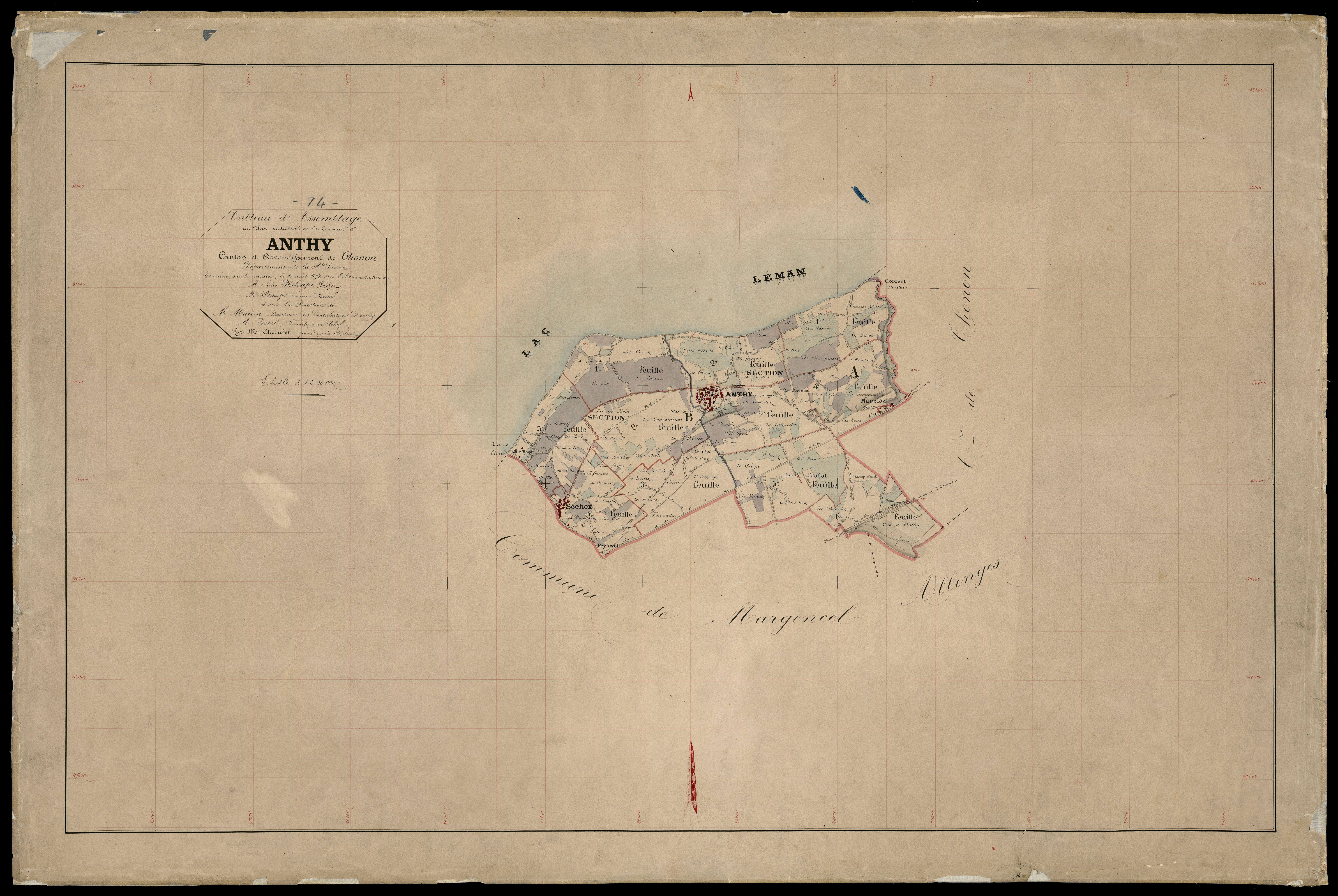 Plan parcellaire - 1872