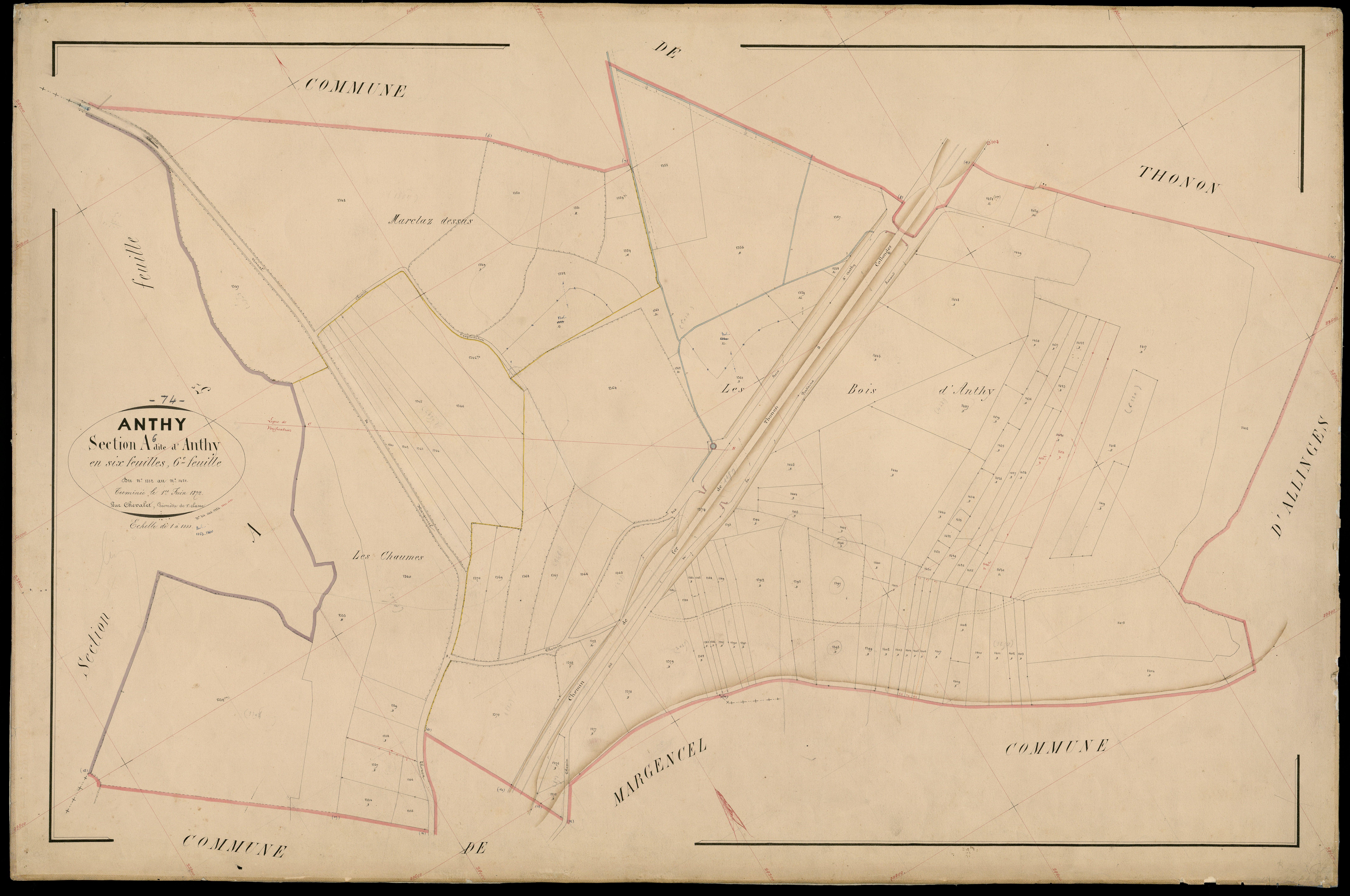 Section B : Séchex - 1872