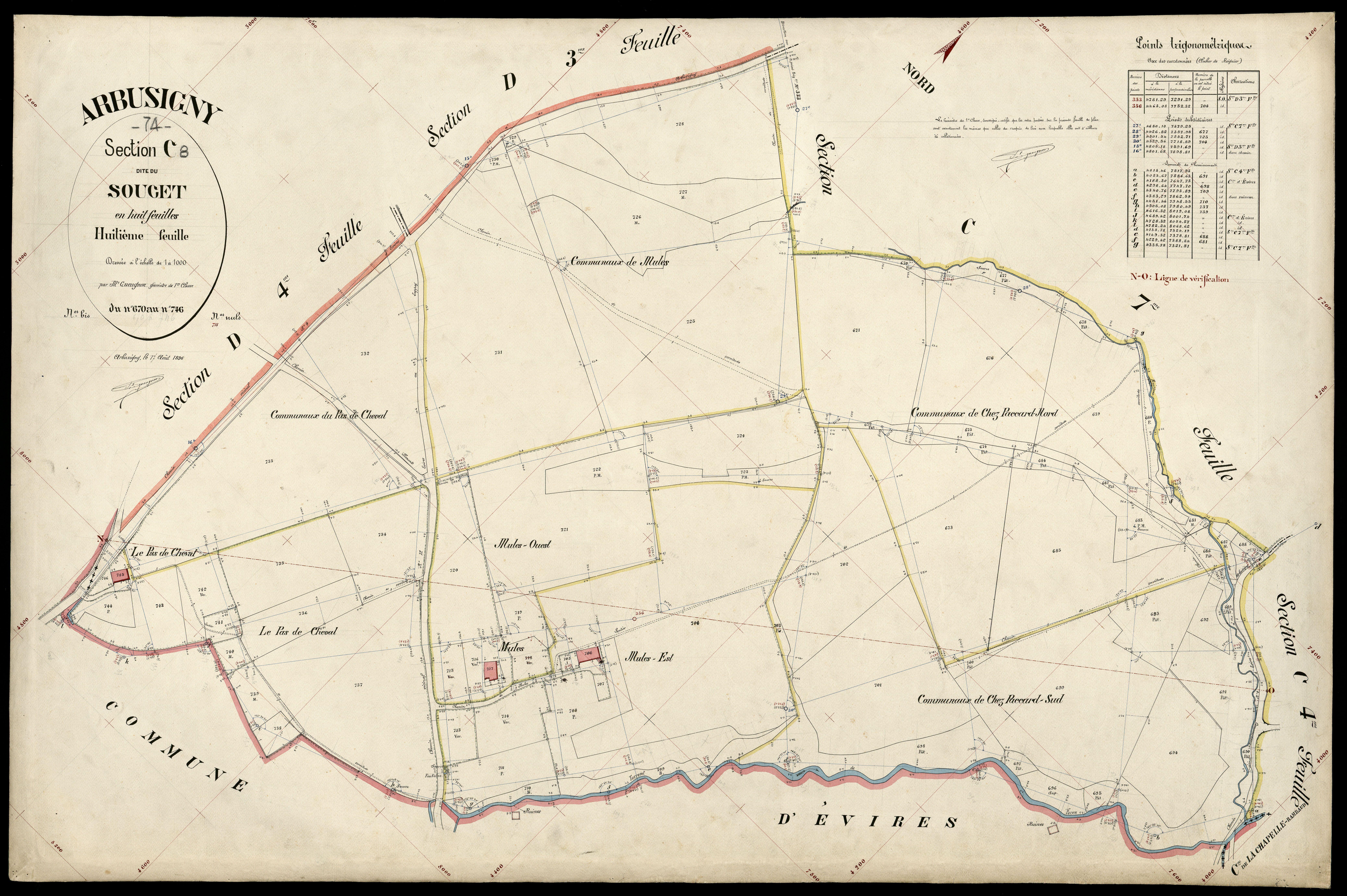Section D : La Grange - 1896