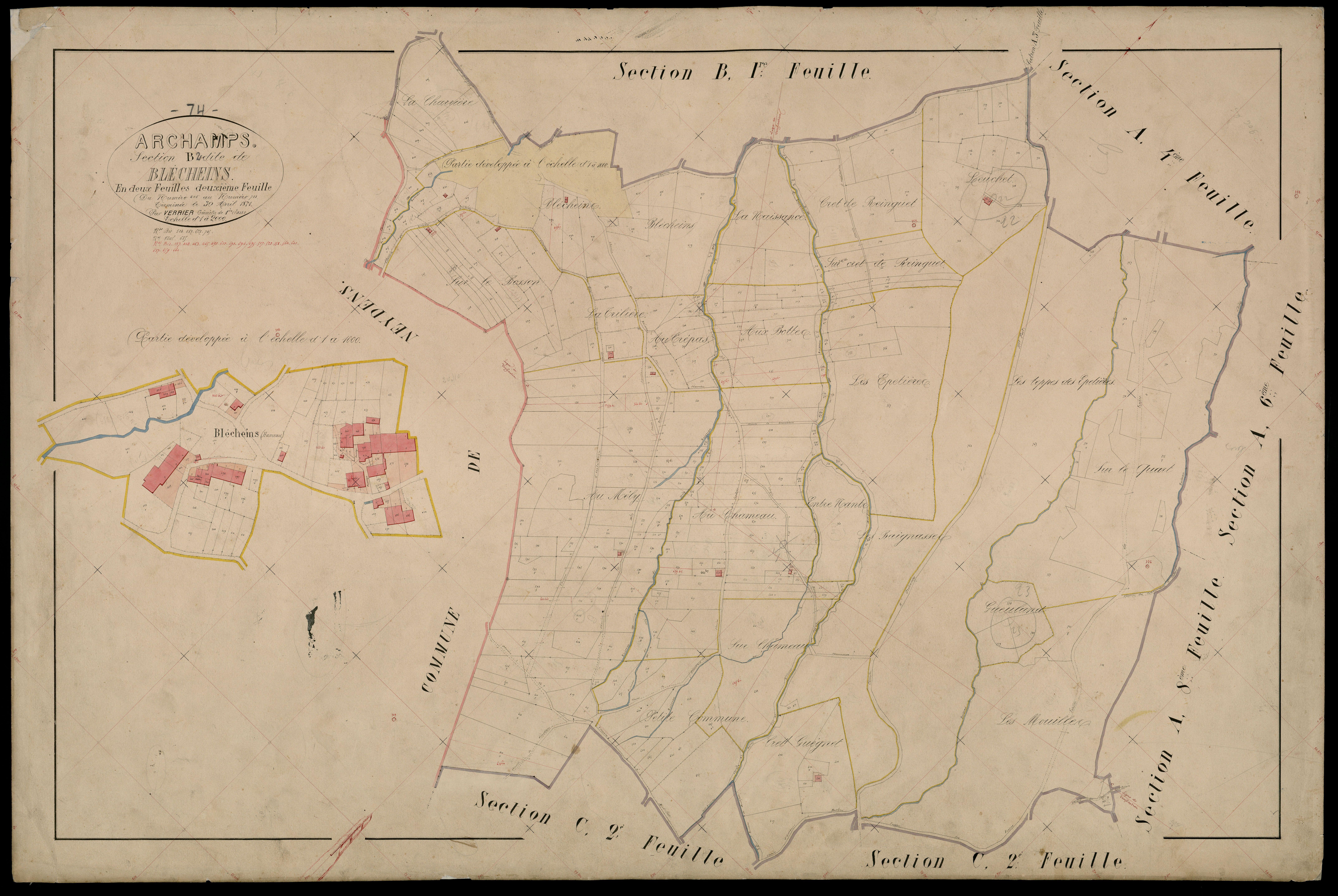 Section C : Mont-Salève - 1871