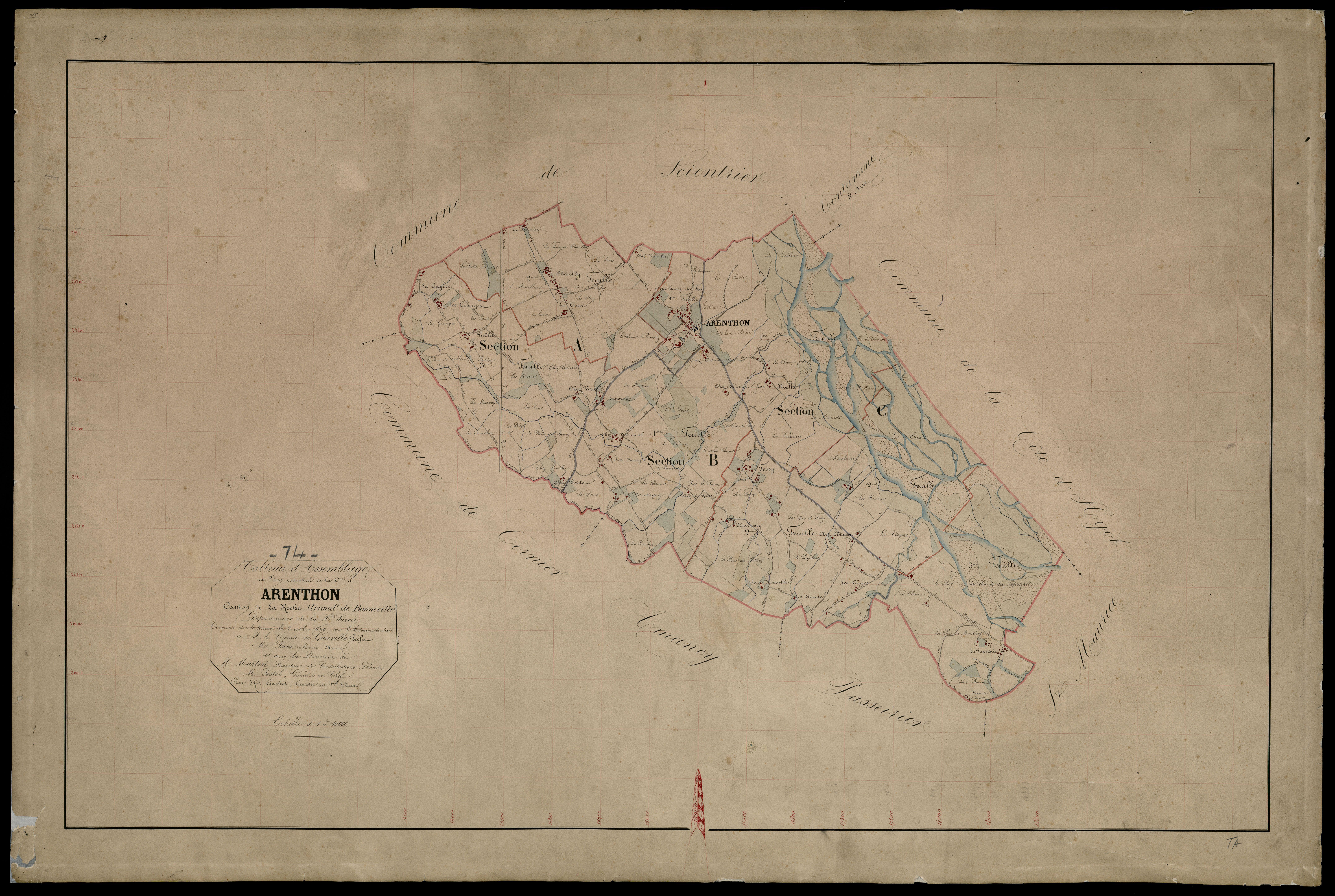 Plan parcellaire - 1869