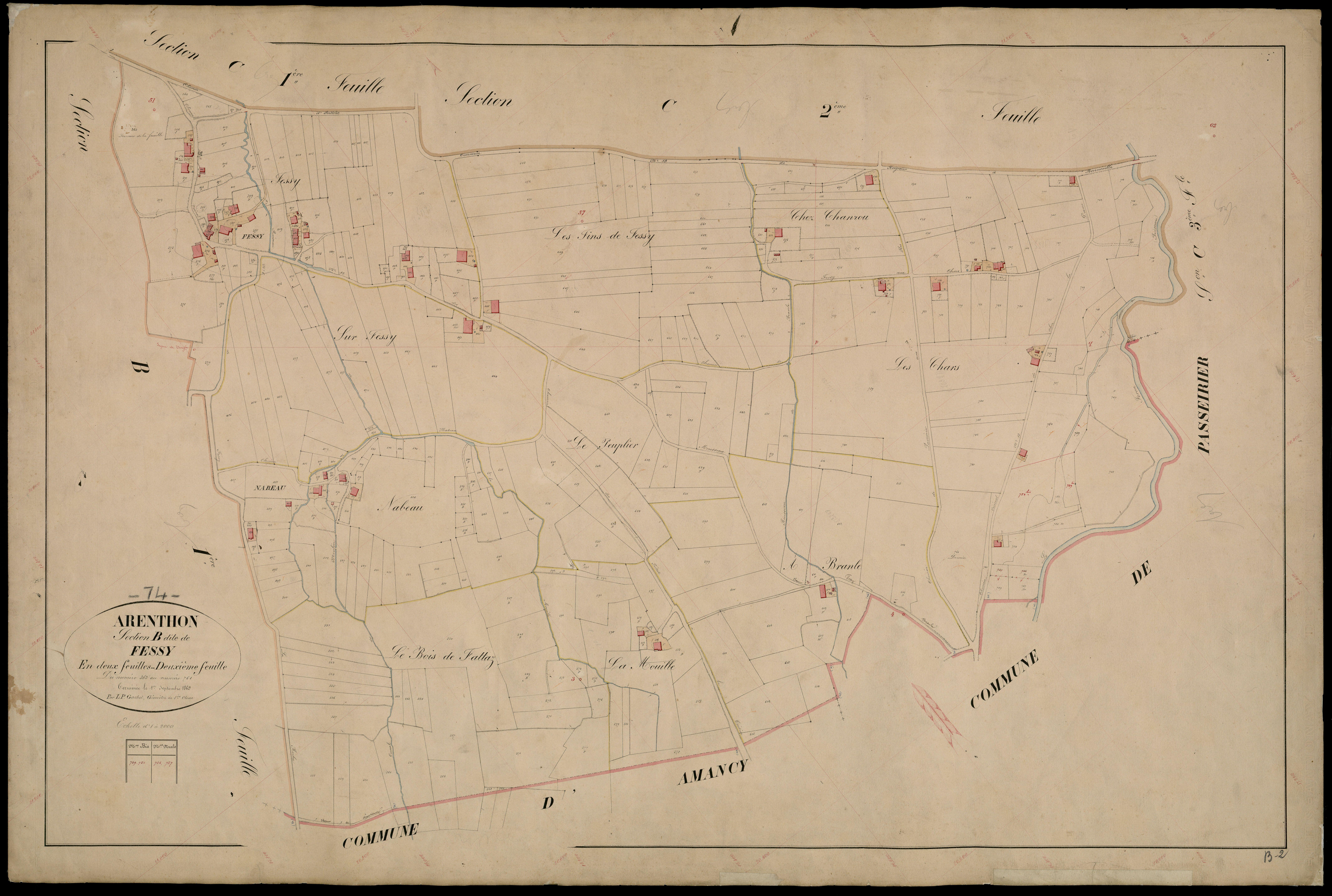 Section C : Les Rochs - 1869