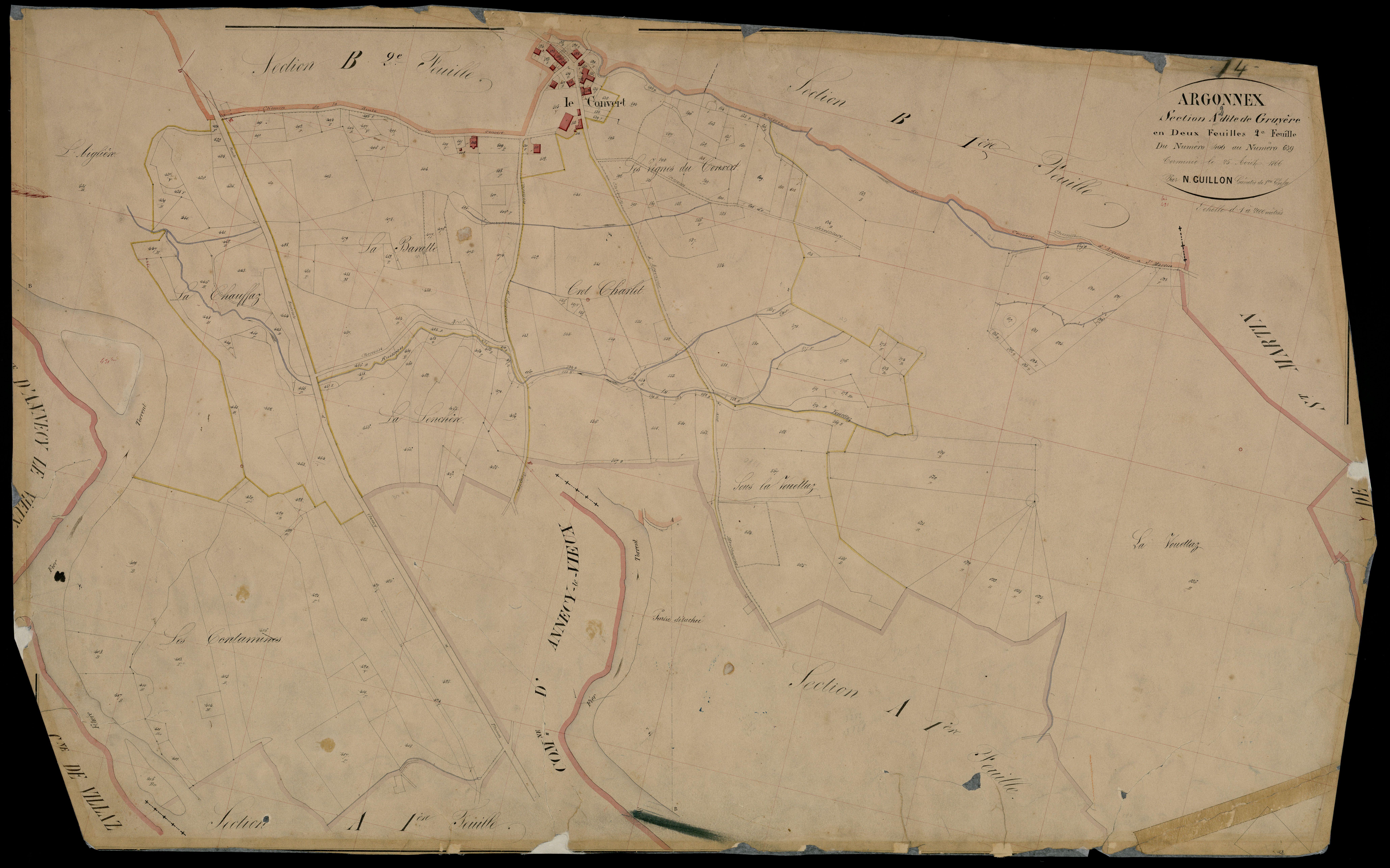 Section B : Village - 1866
