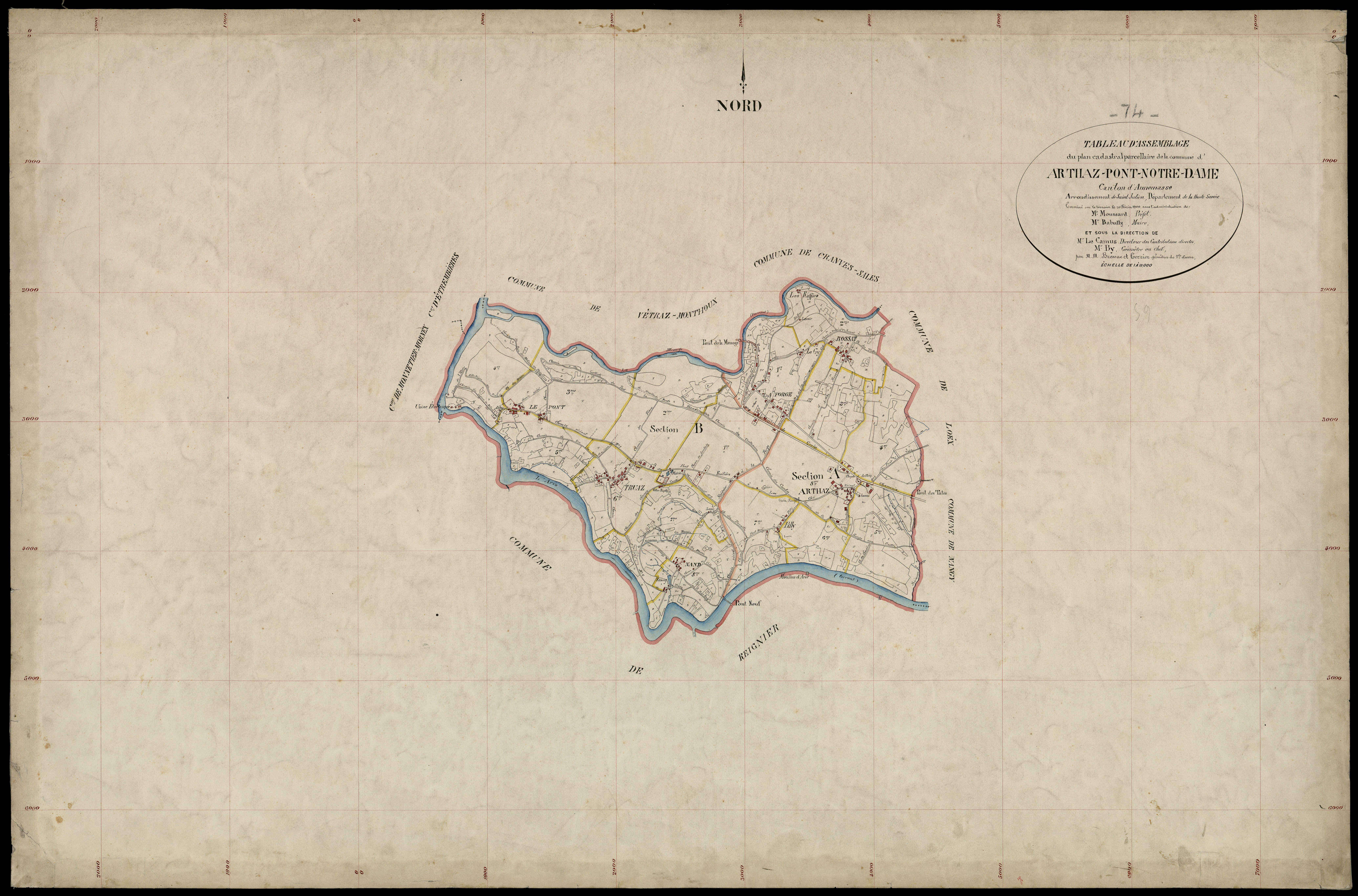 Plan parcellaire - 1900