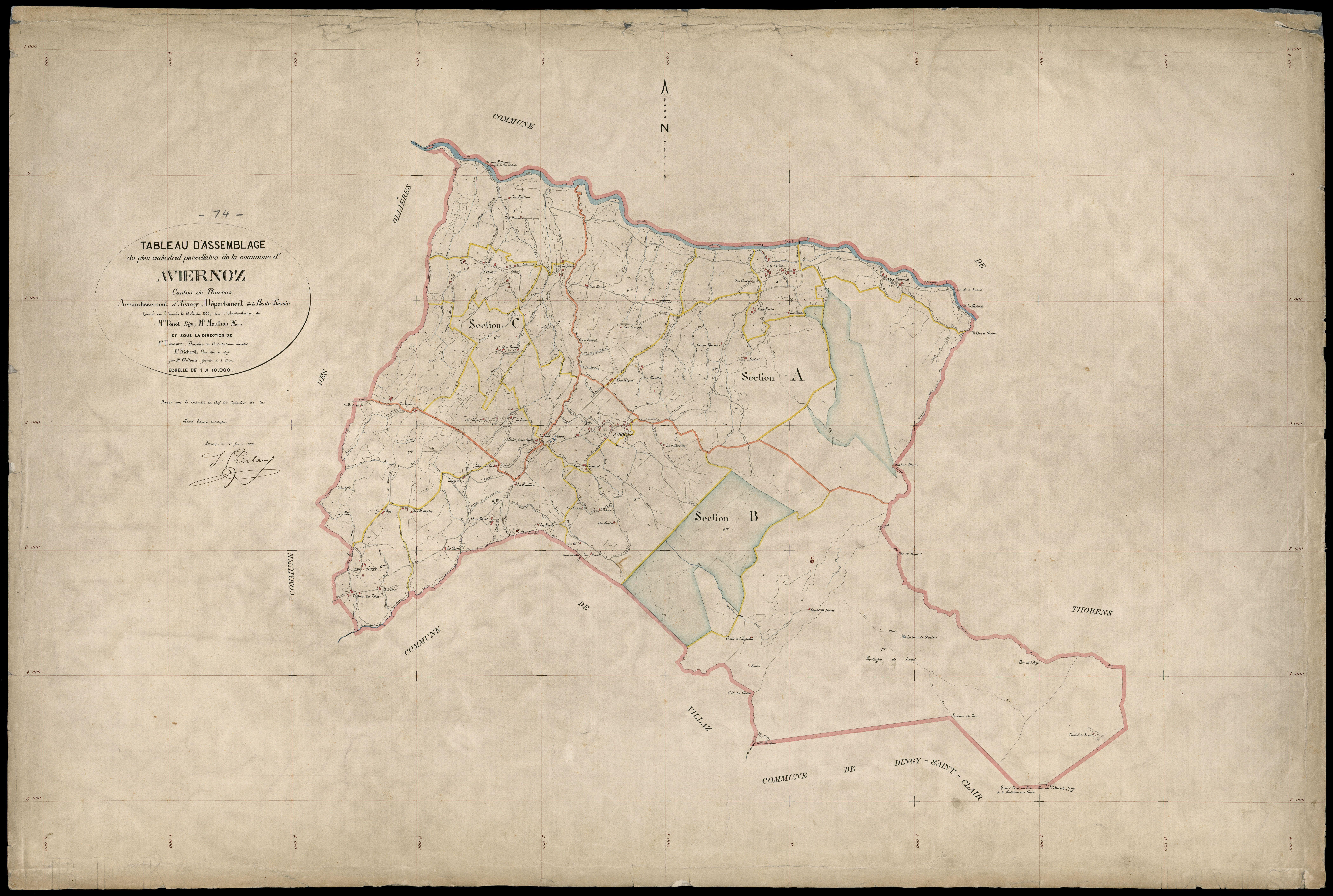 Plan parcellaire - 1905