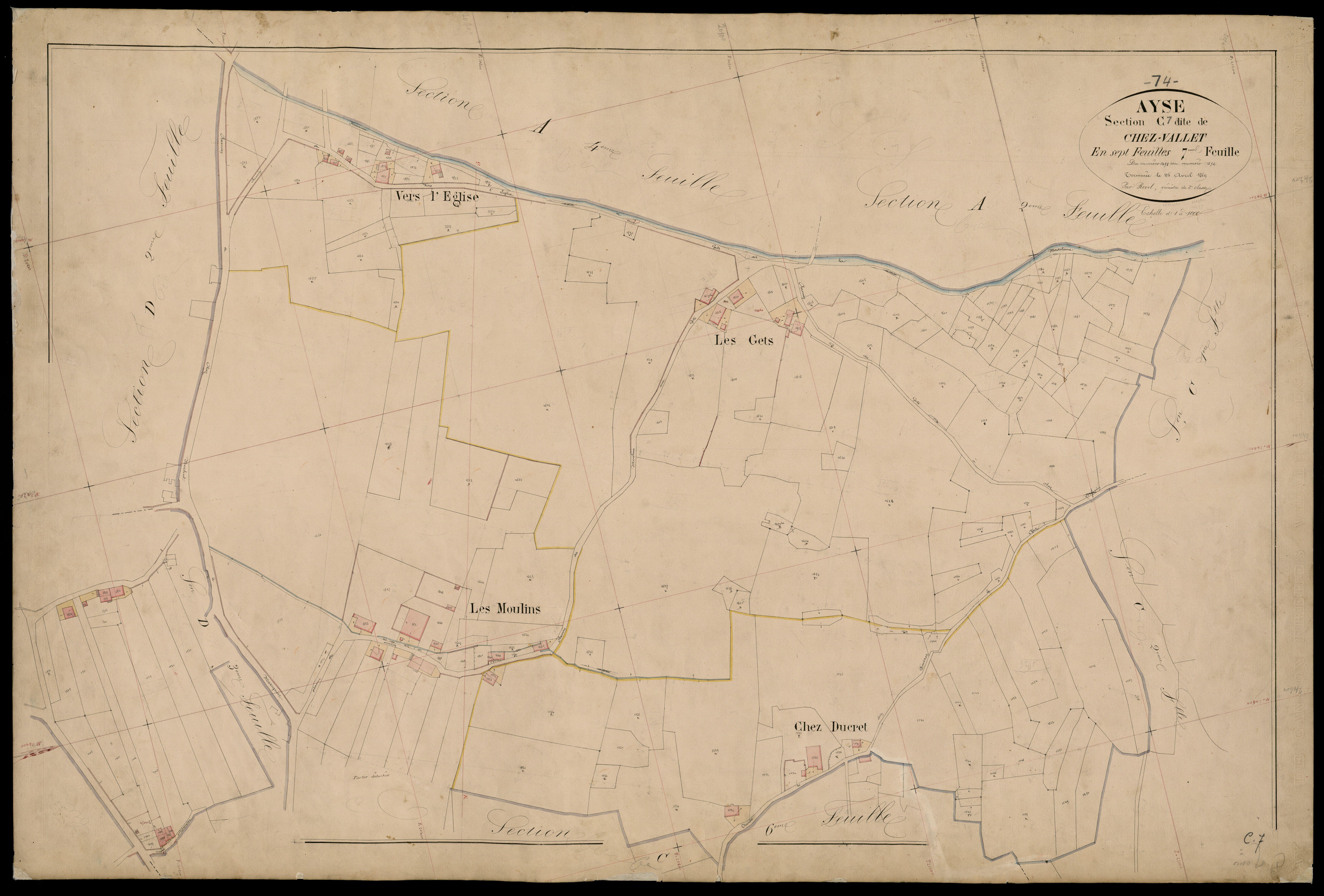 Section D : La Plaine - 1868-1869