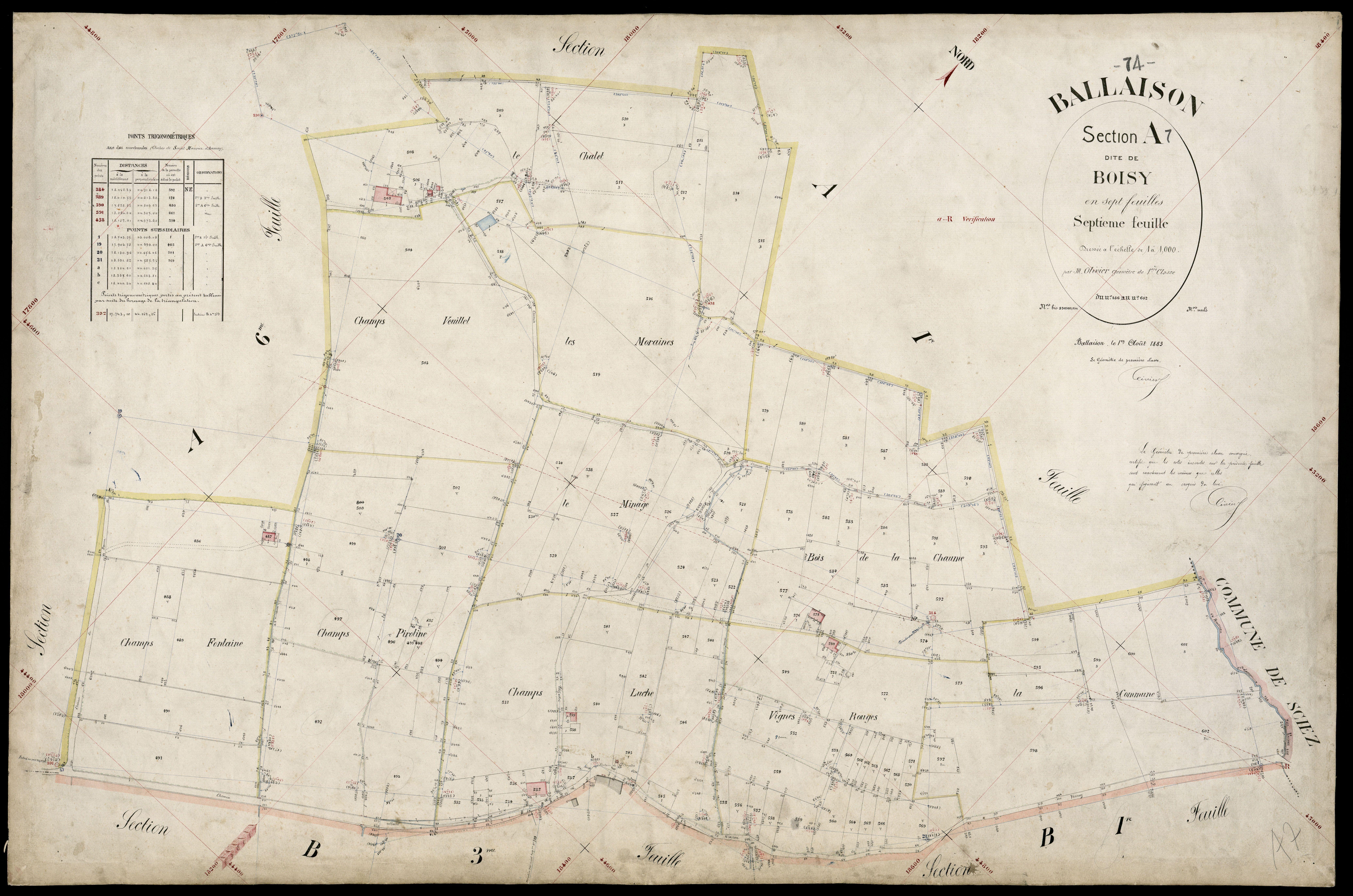 Section B : Crapon - 1883