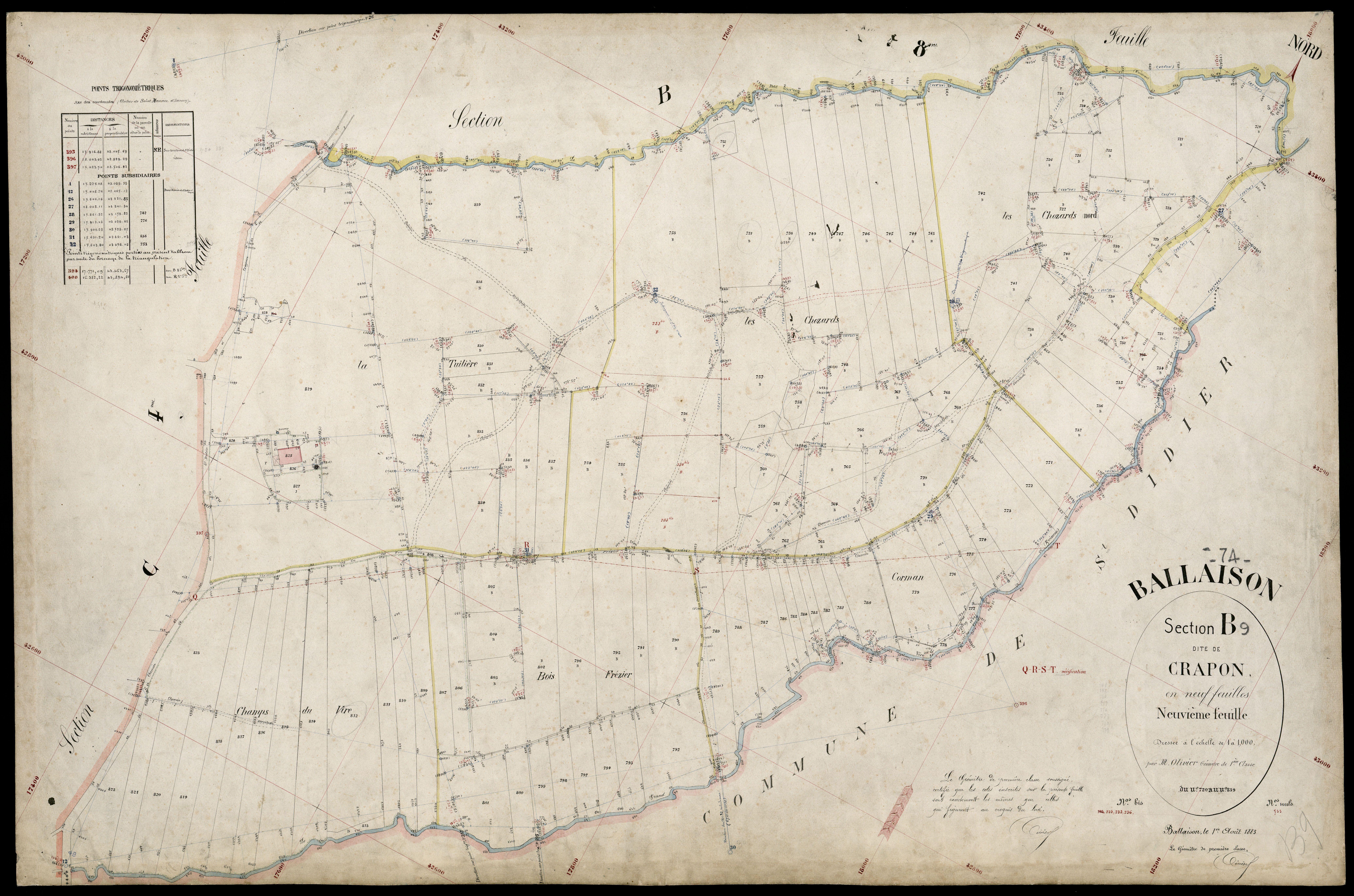 Section C : Grands Bois - 1883