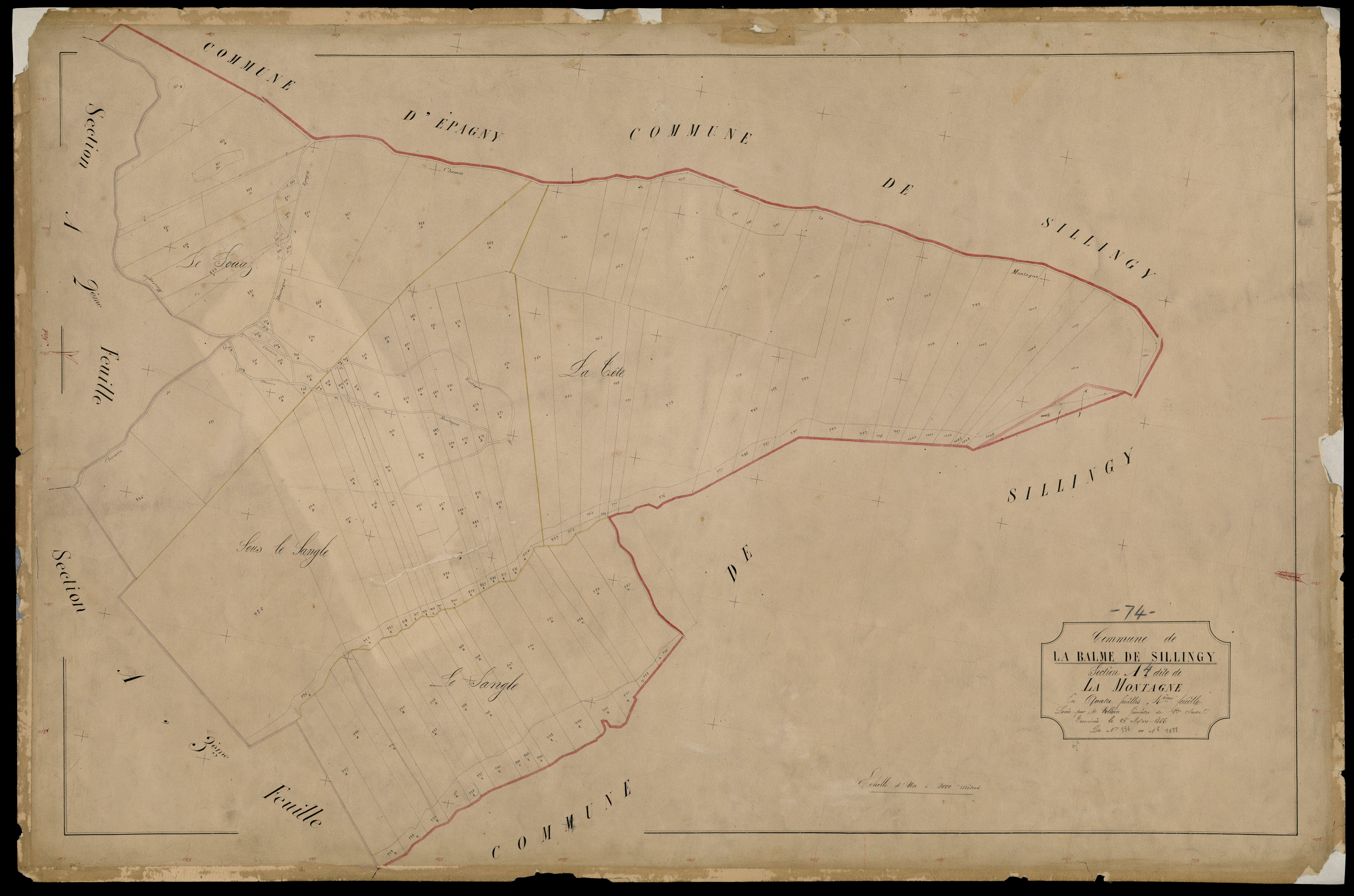 Section B : Vincy - 1866