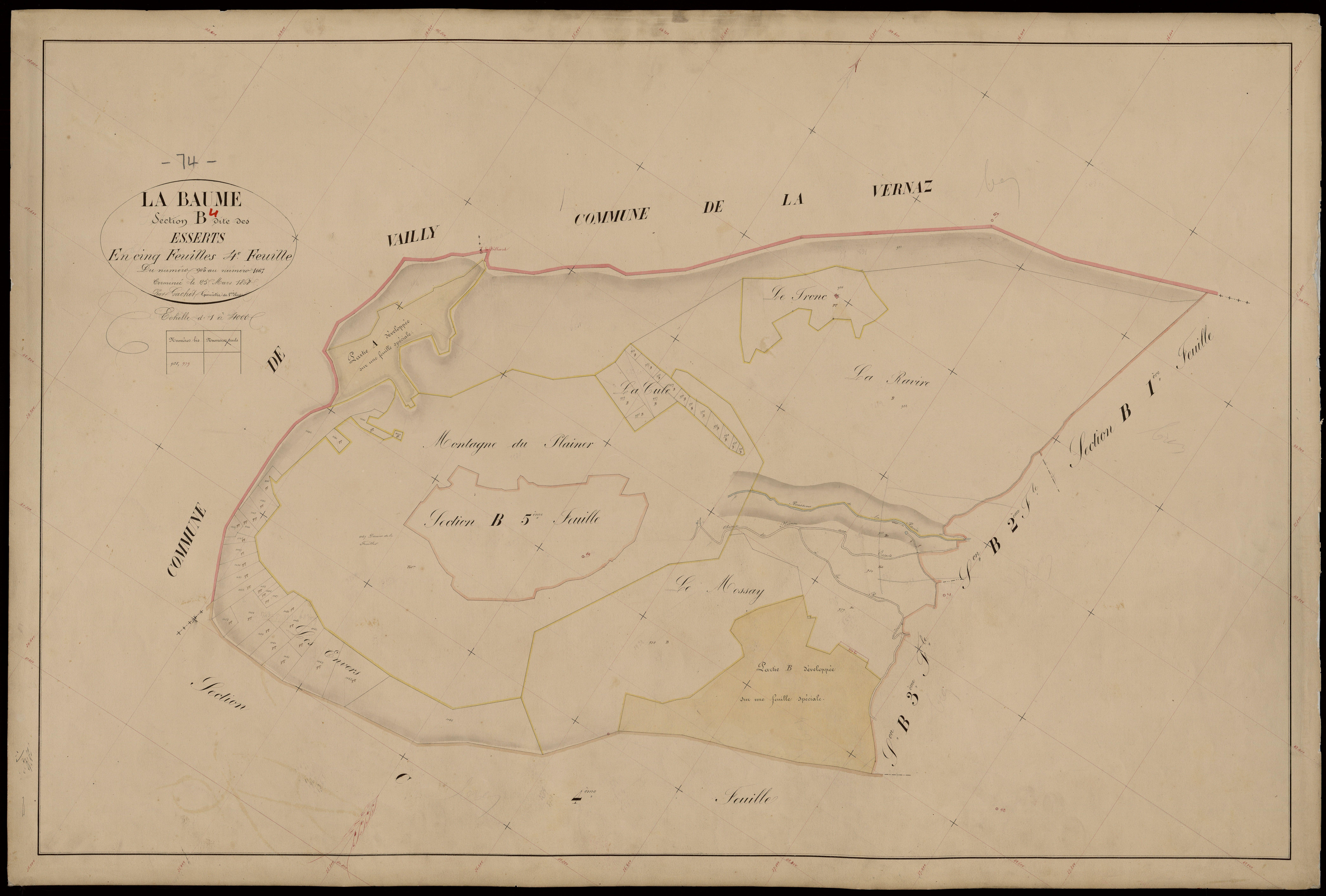 3 P 3 2680 - Feuille n° 4 bis -