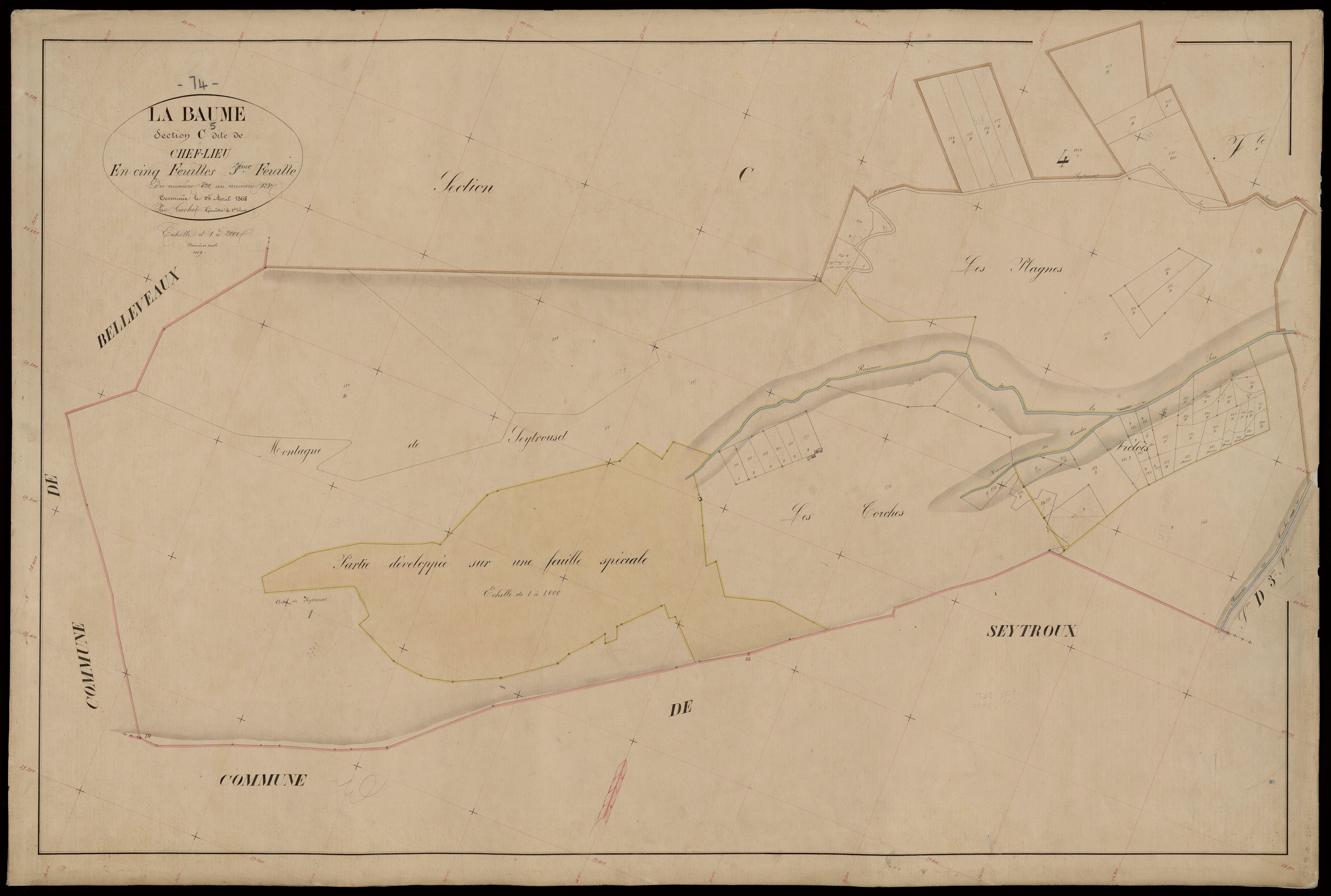 3 P 3 2687 - Feuille n° bis -
