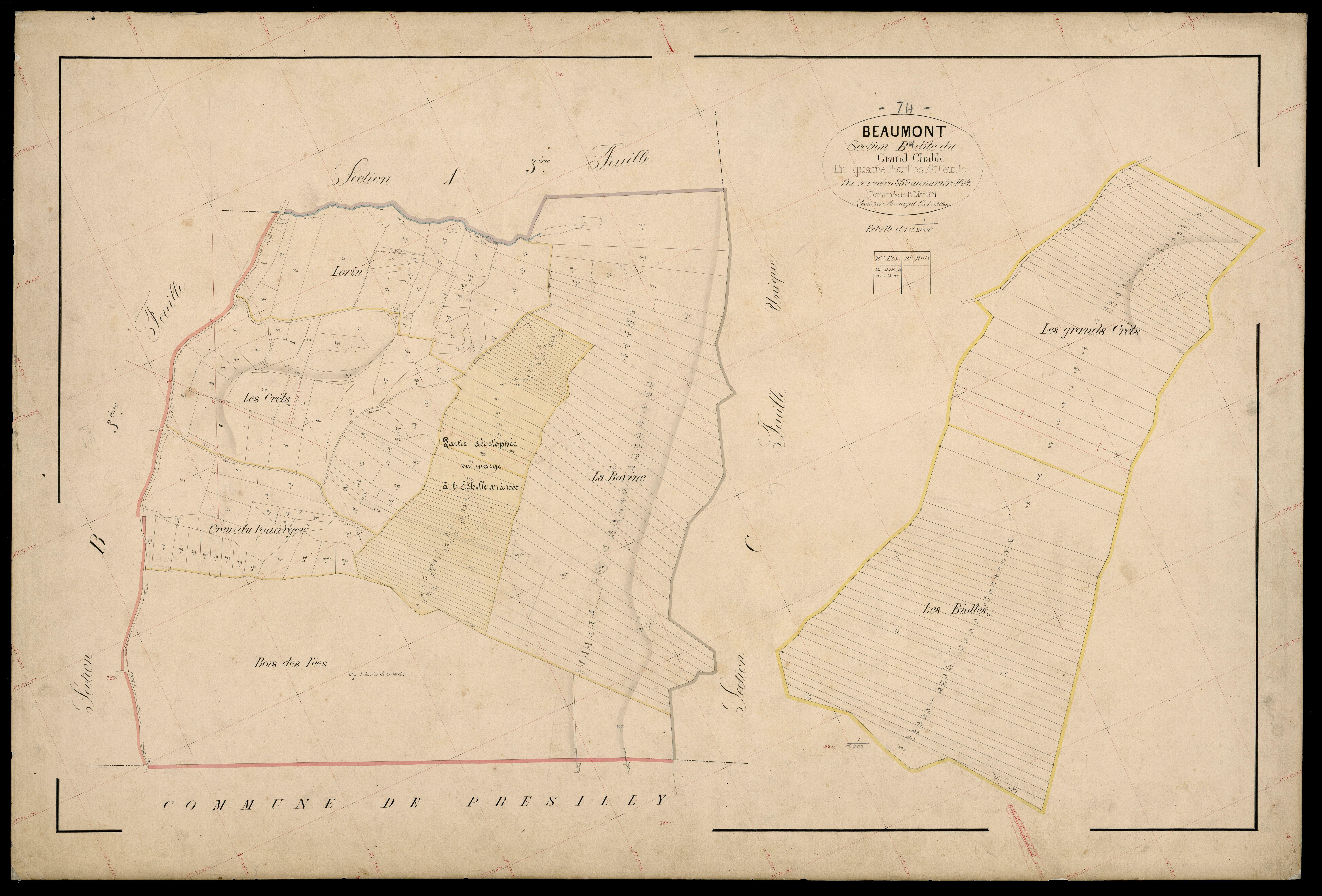 Section C : la Montagne - 1871