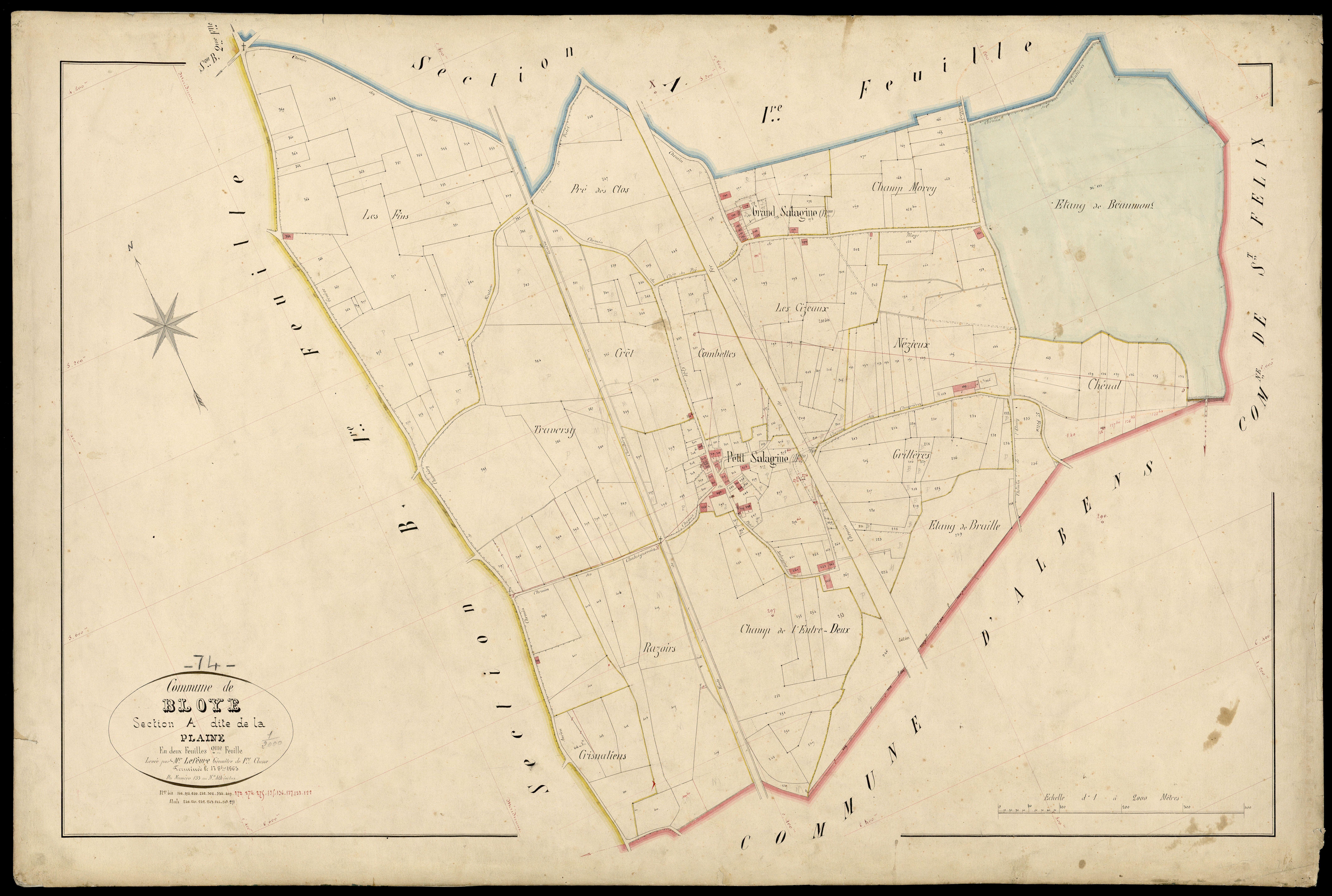 Section B : Montagne - 1863