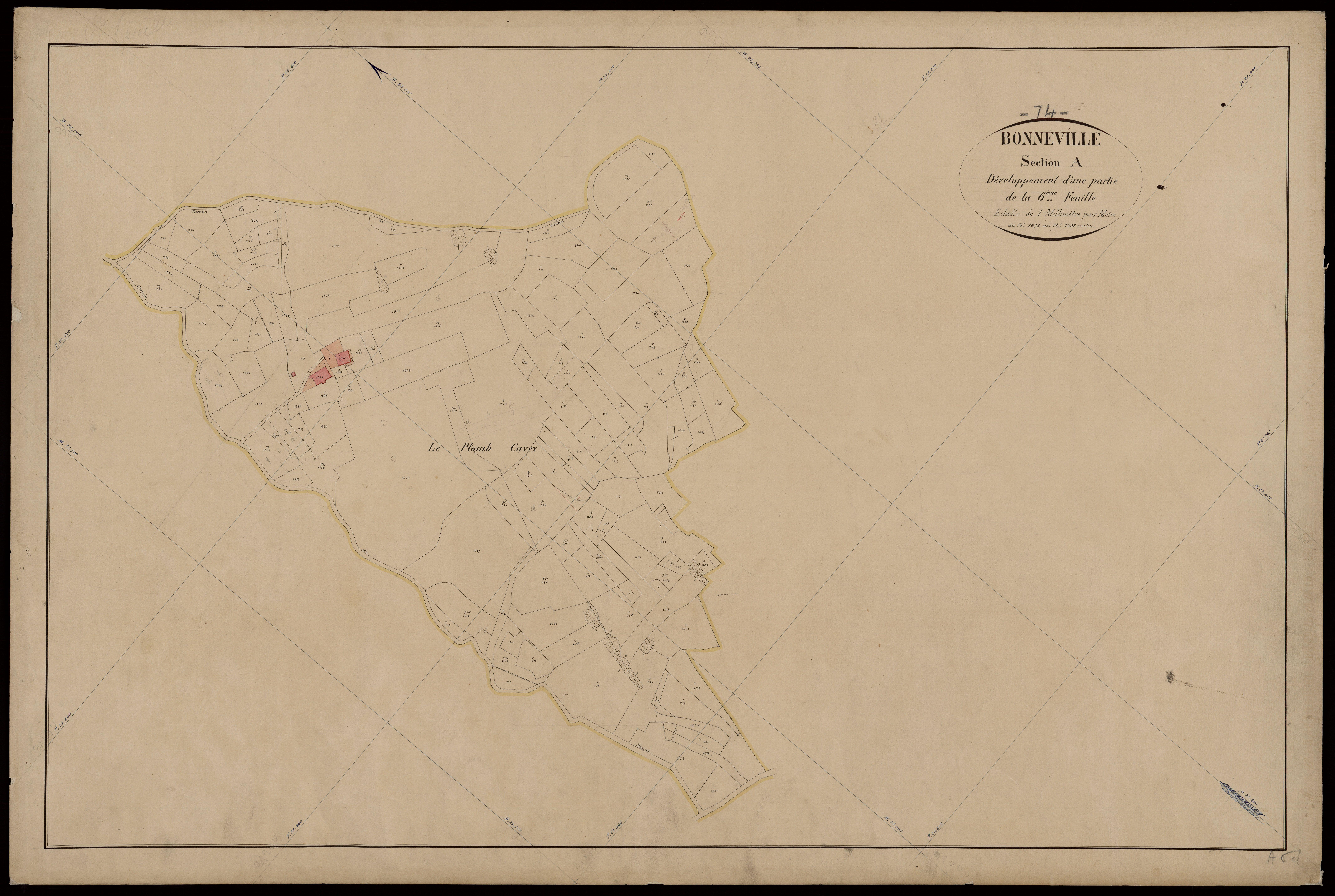 Section B : la Ville - 1868