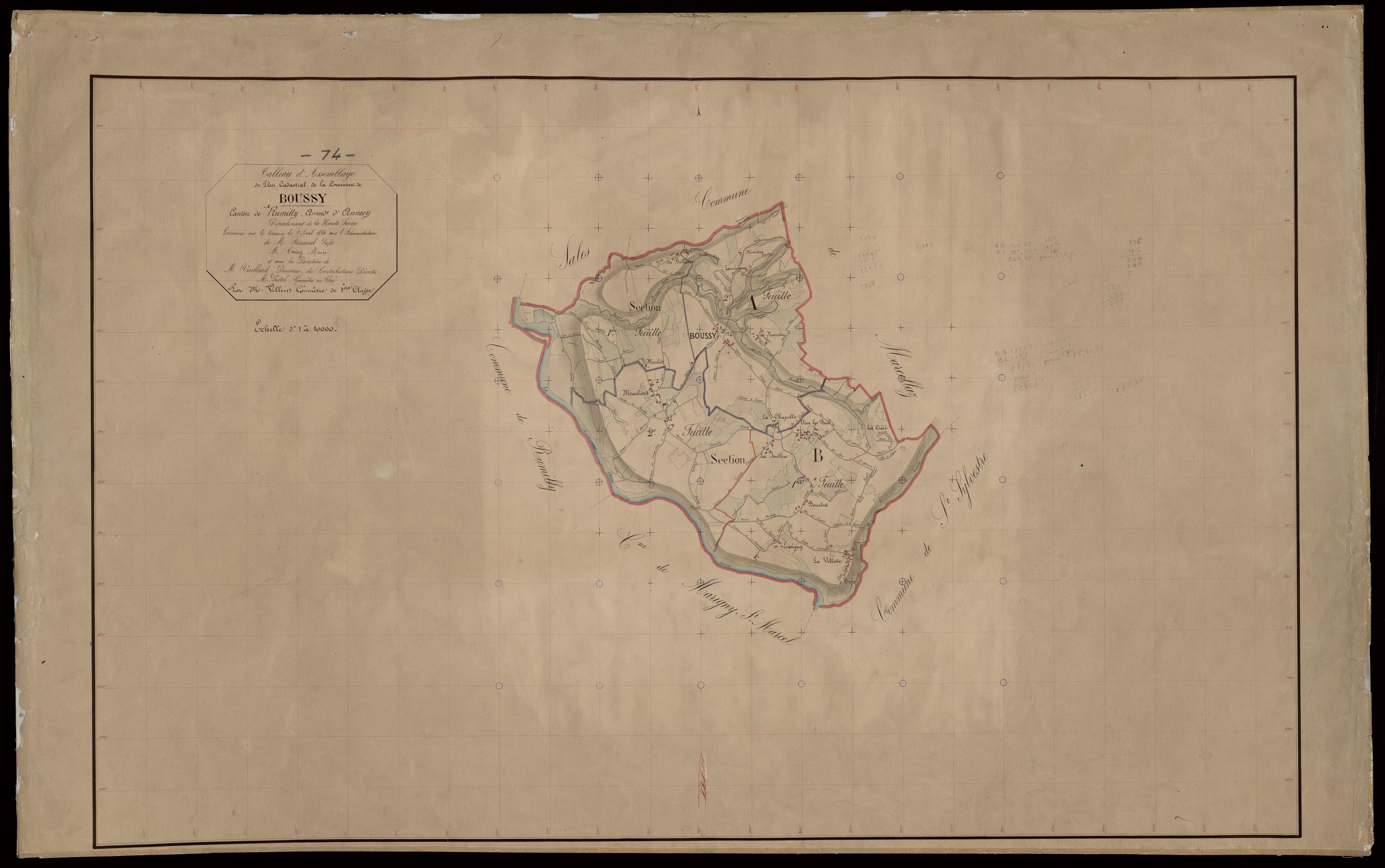 Plan parcellaire - 1864