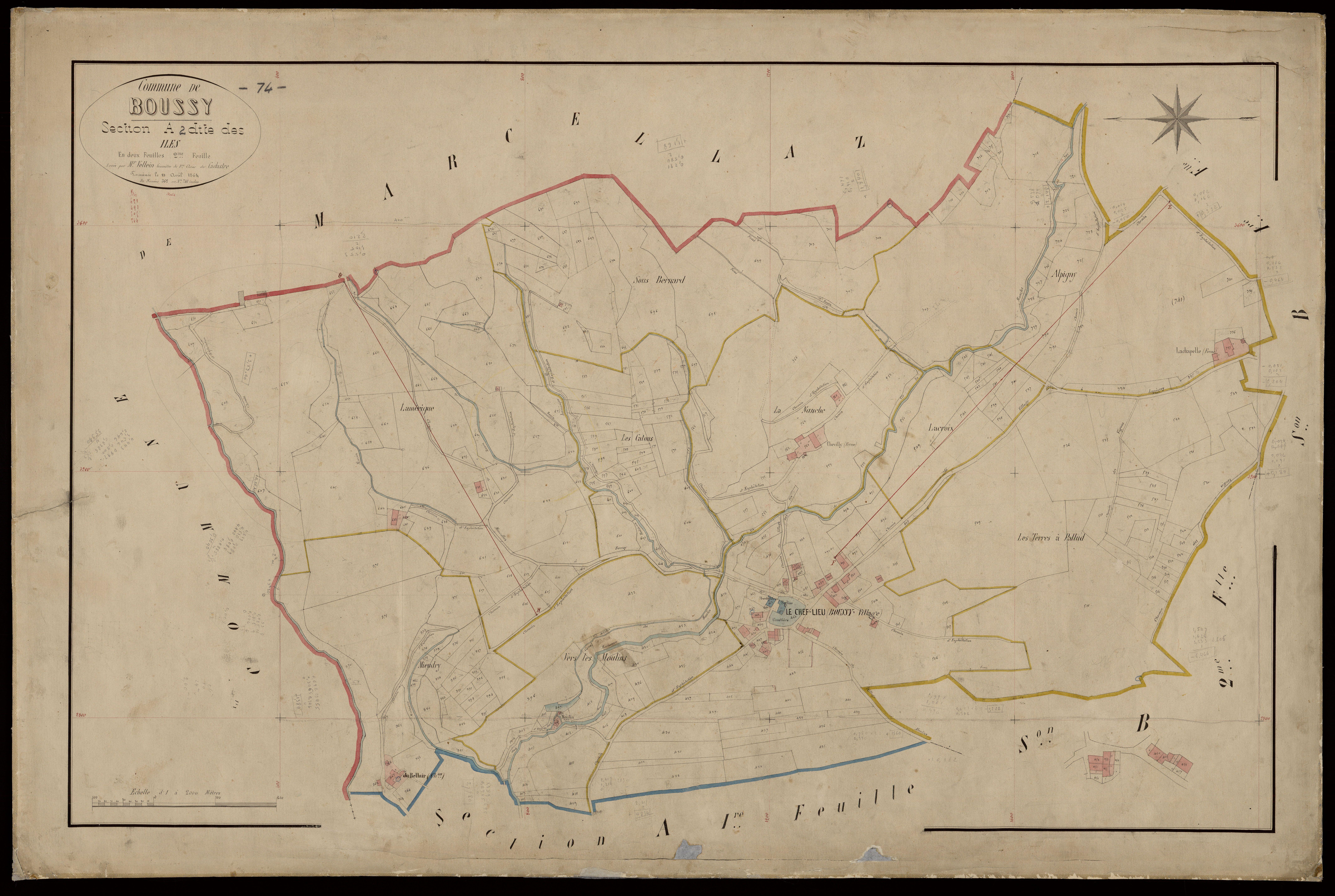 Section B : Lupigny - 1864