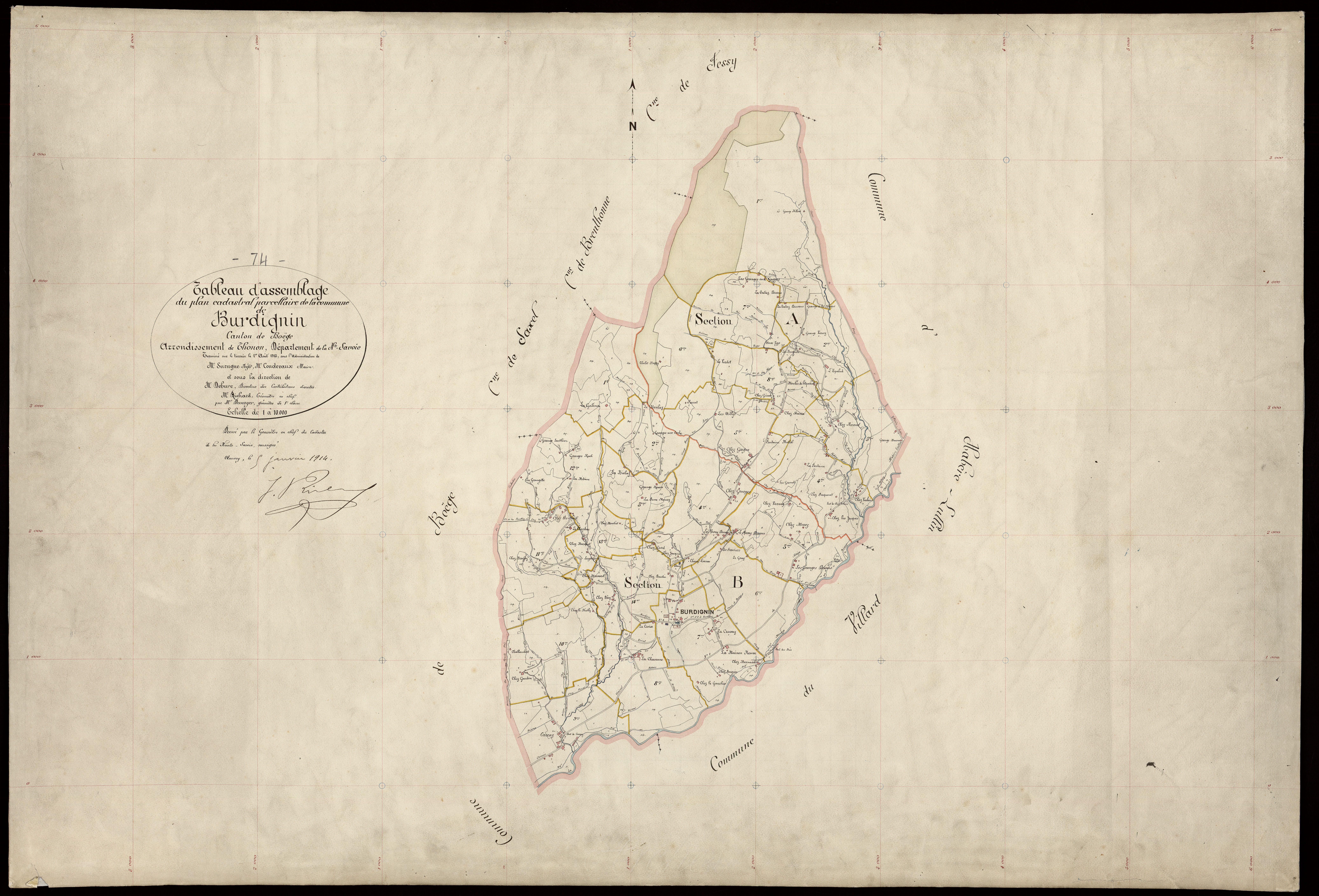 Plan parcellaire - 1913