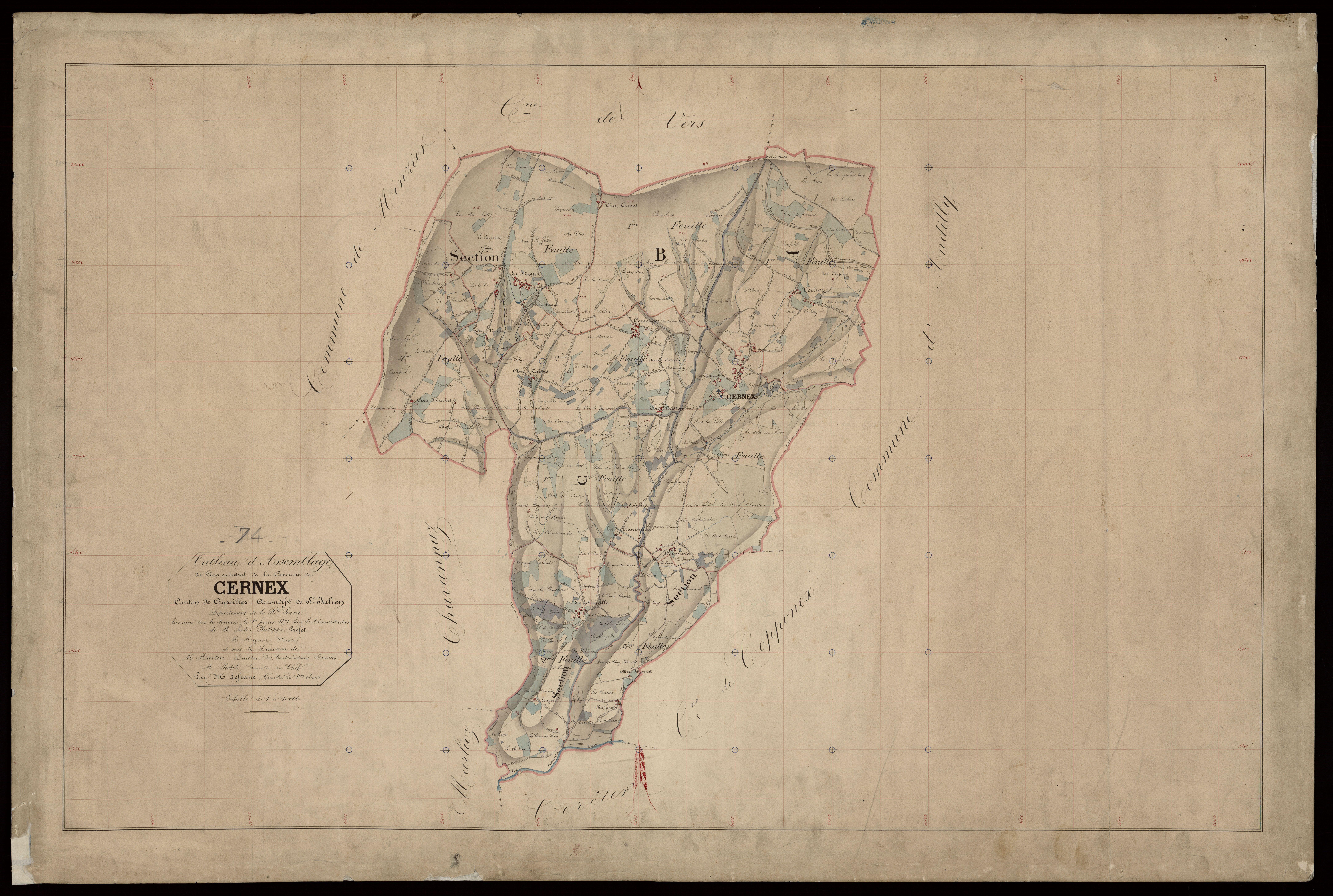 Plan parcellaire - 1871-s.d.