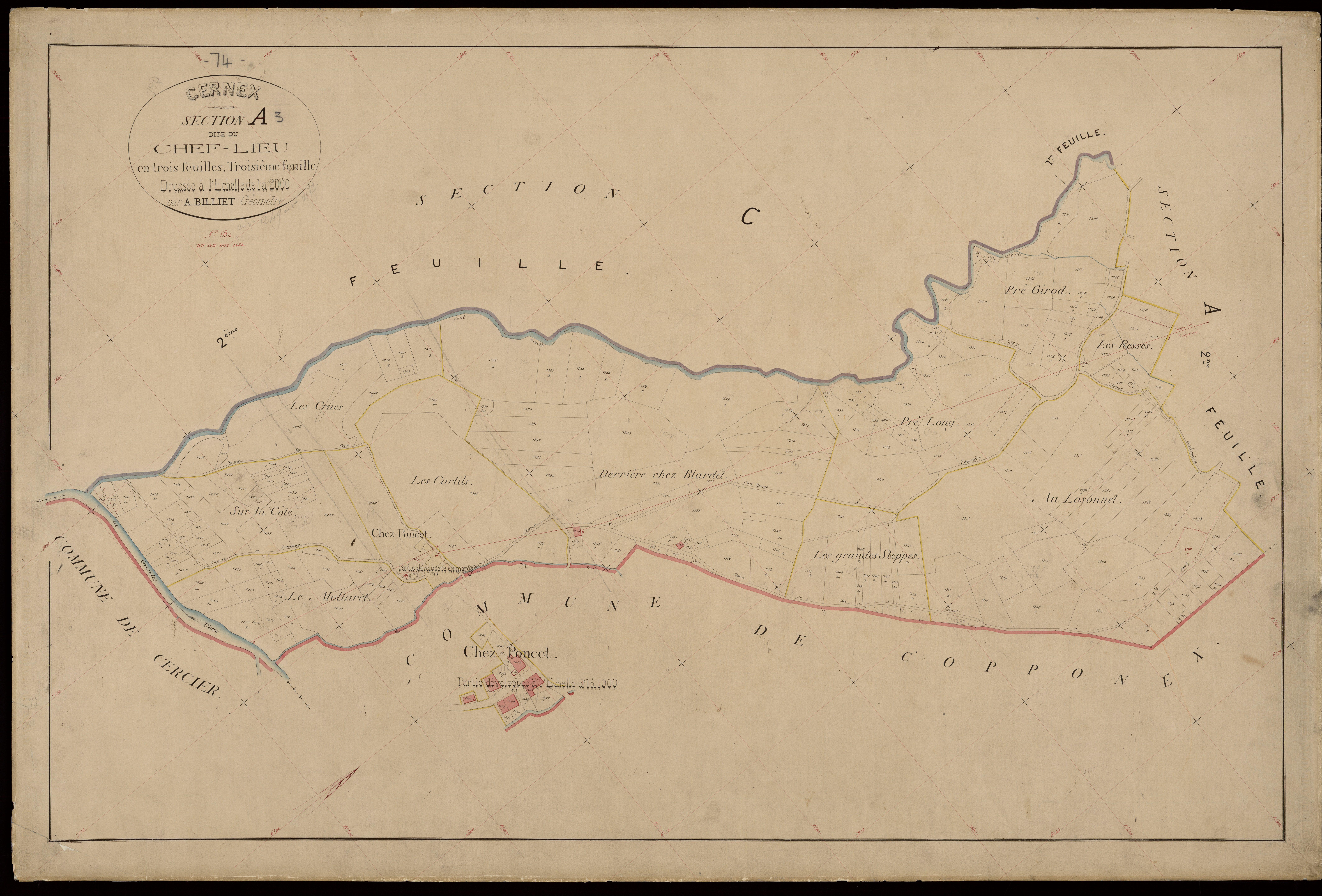Section B : La Motte - 1871