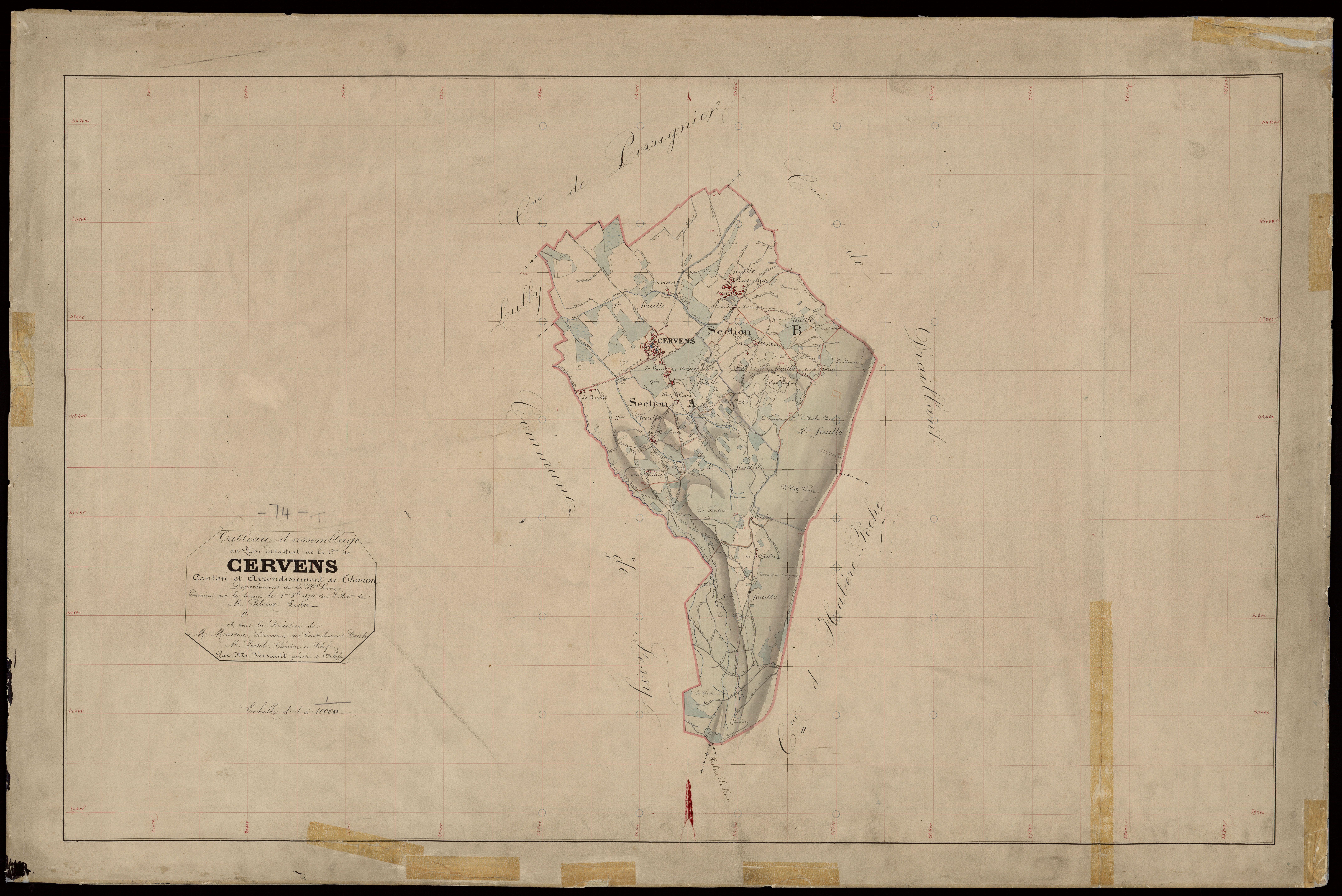 Plan parcellaire - 1874
