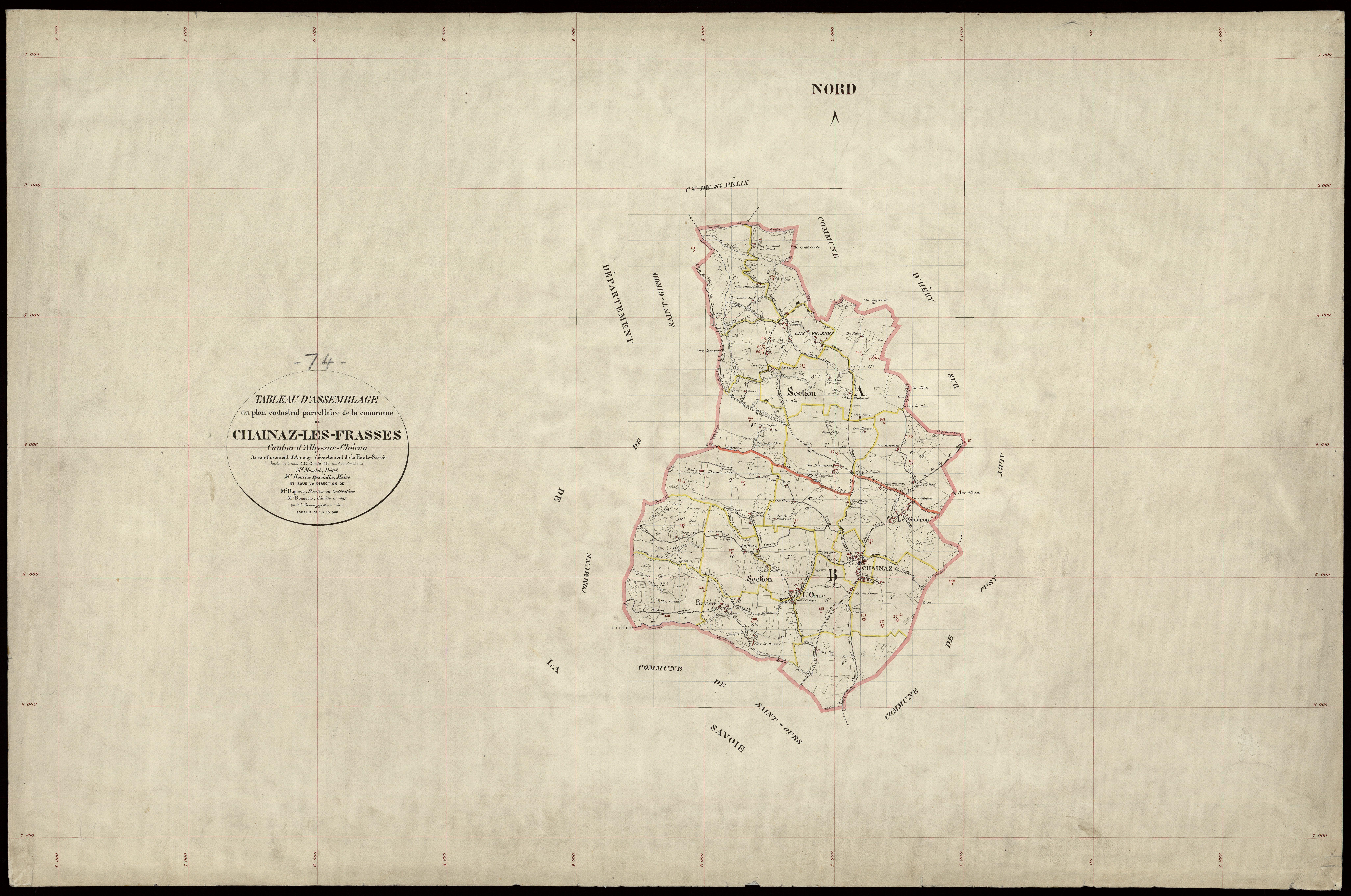 Plan parcellaire - 1891