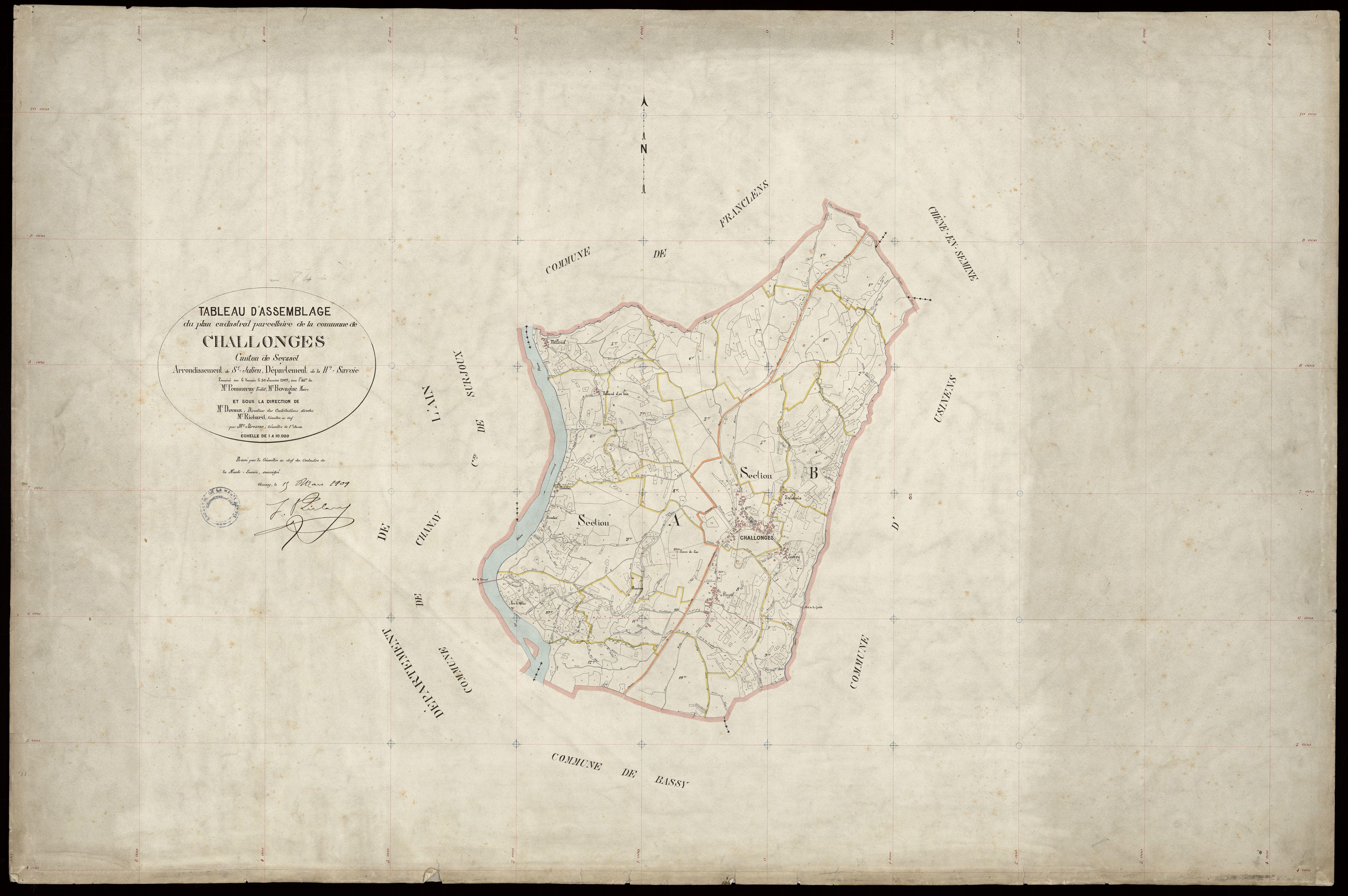 Plan parcellaire - 1909