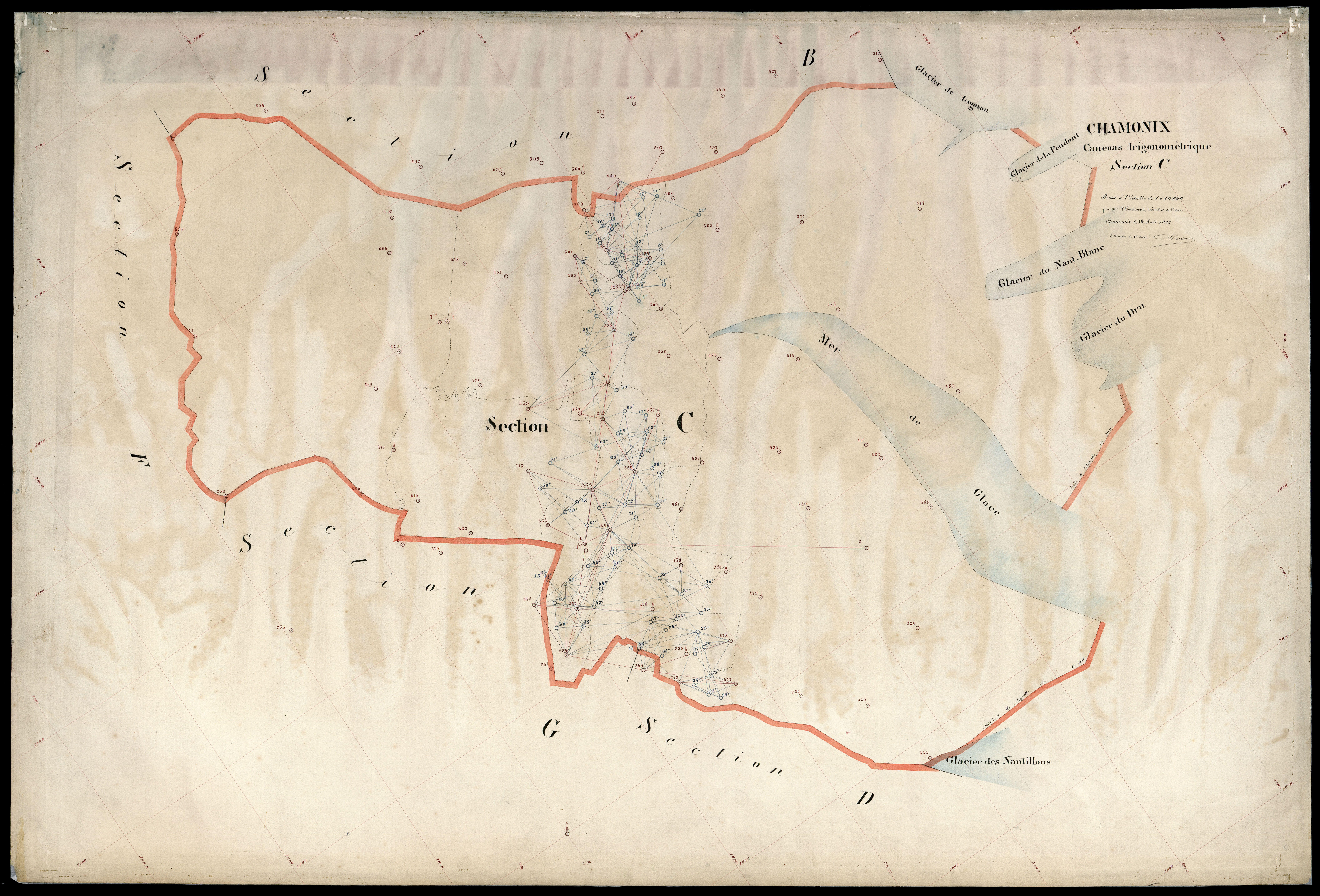 Sections D et E - 1923