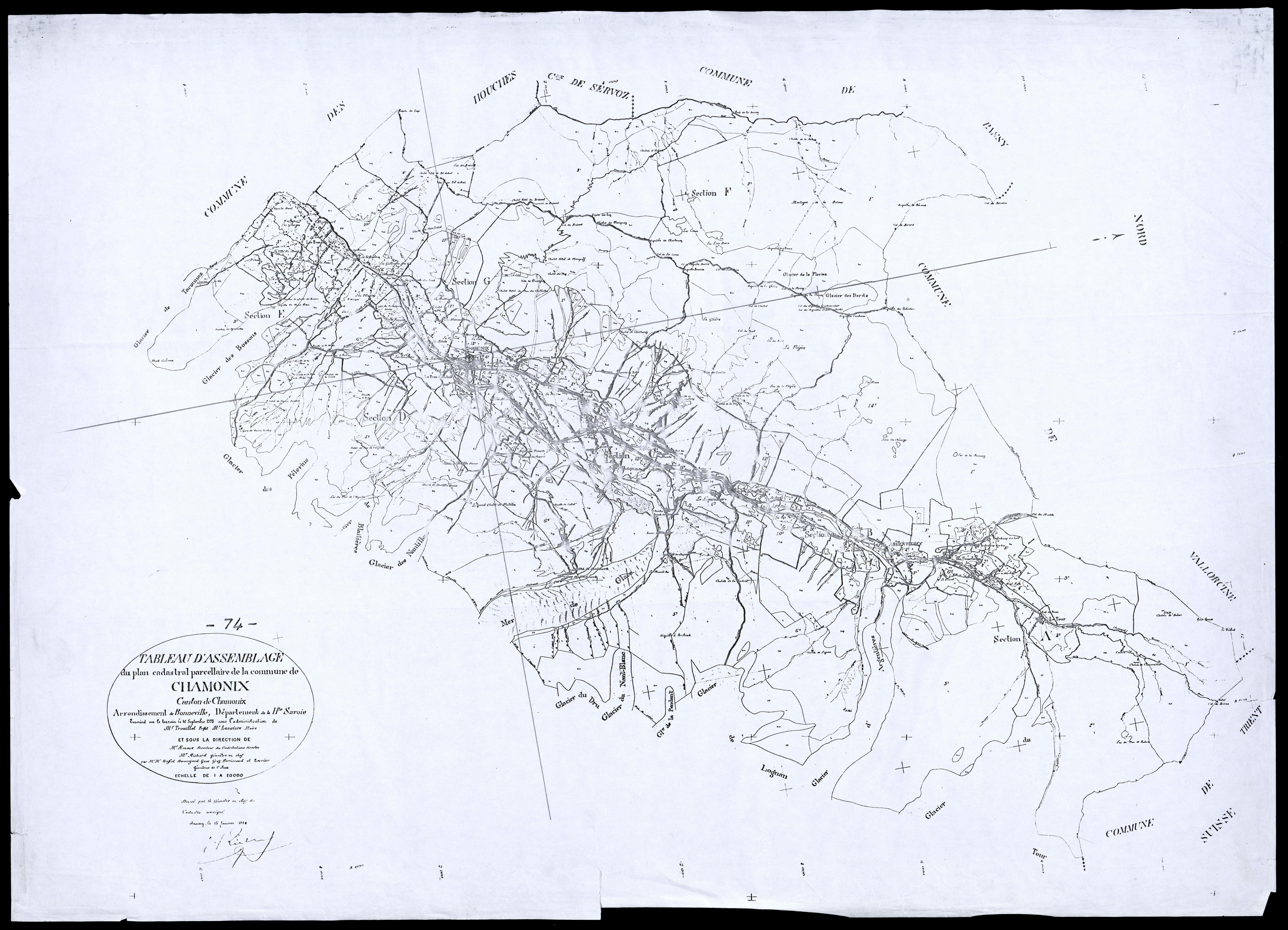 Plan parcellaire - 1923