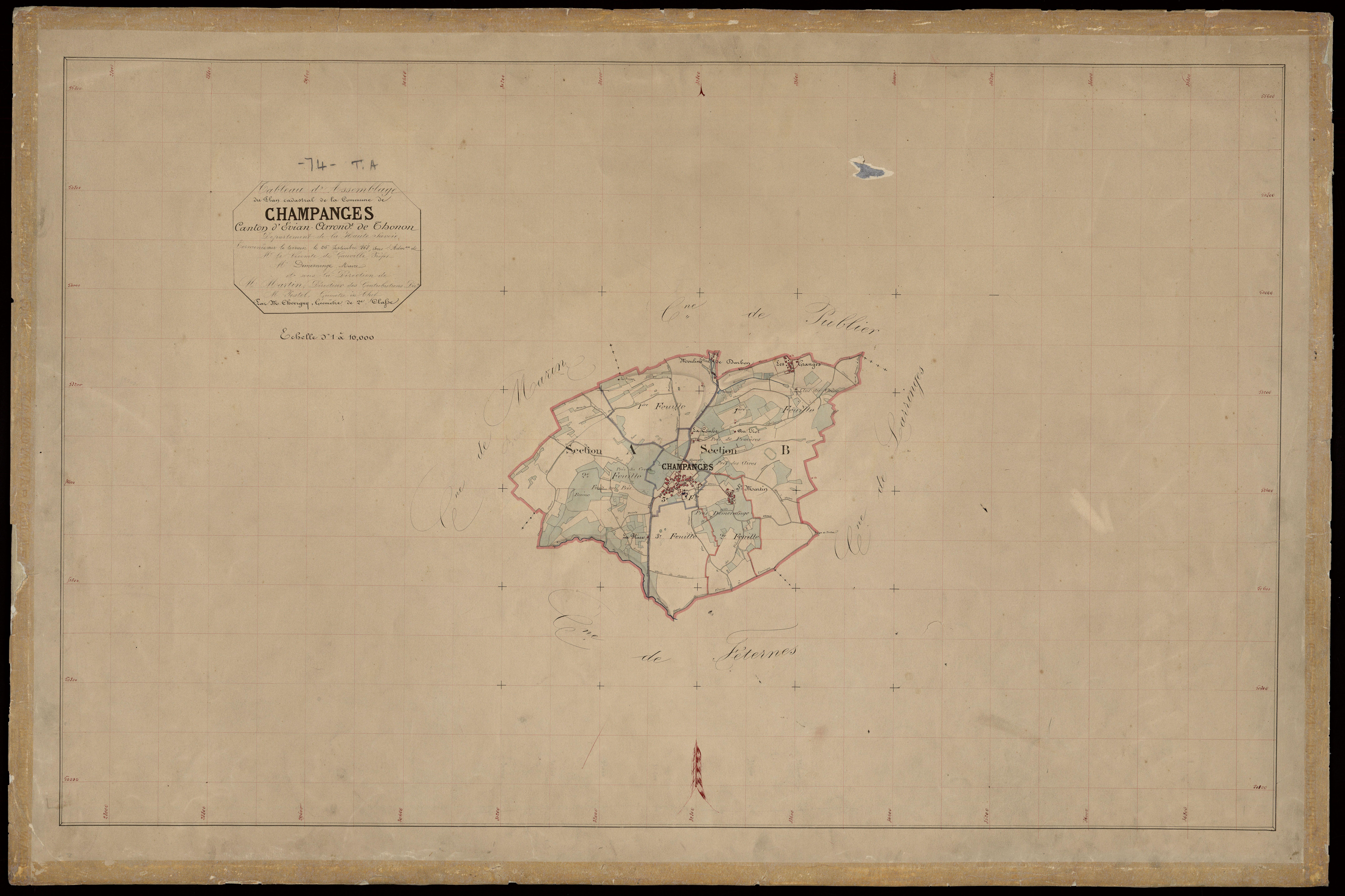 Plan parcellaire - 1867