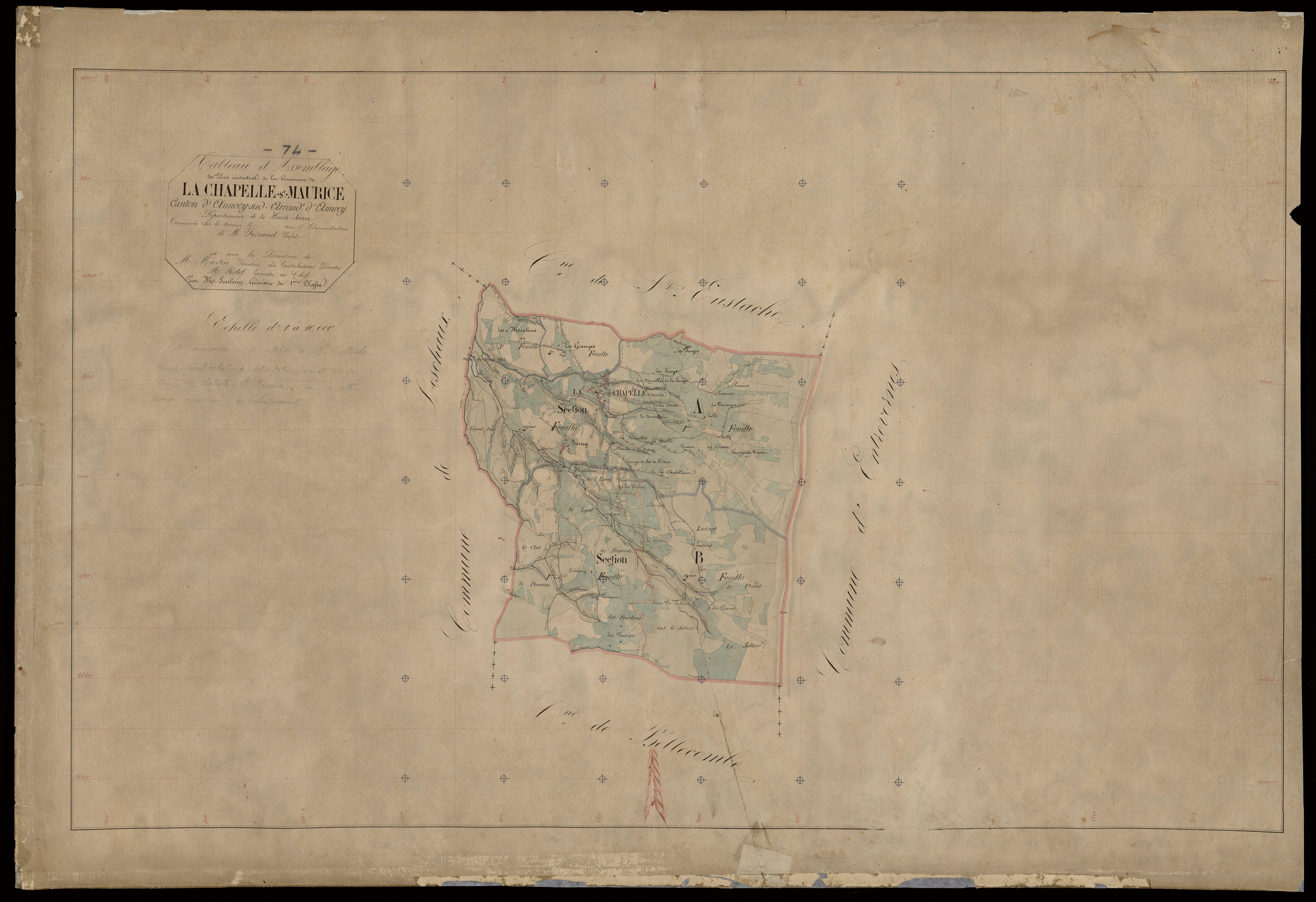 Plan parcellaire - 1866