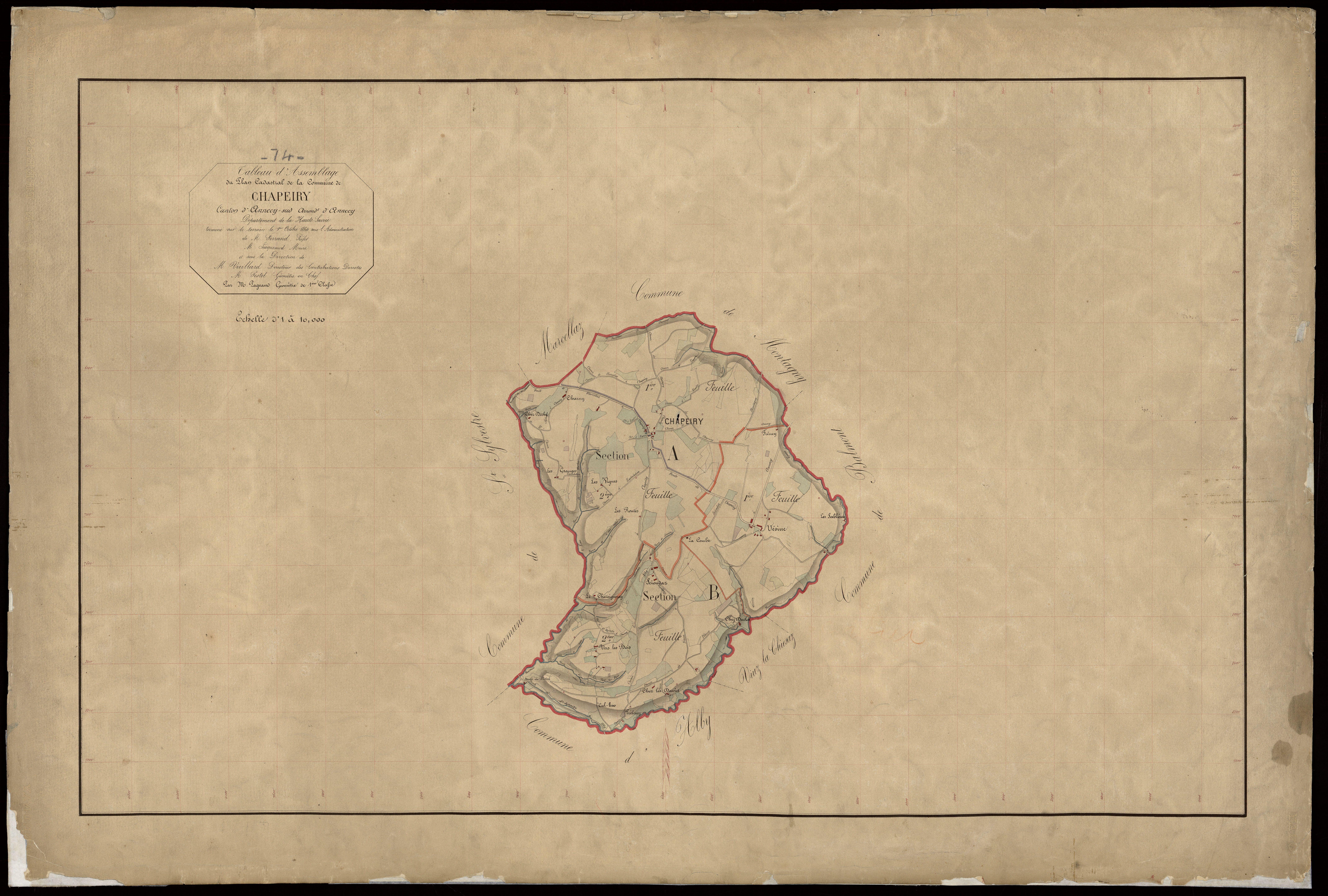 Plan parcellaire - 1864
