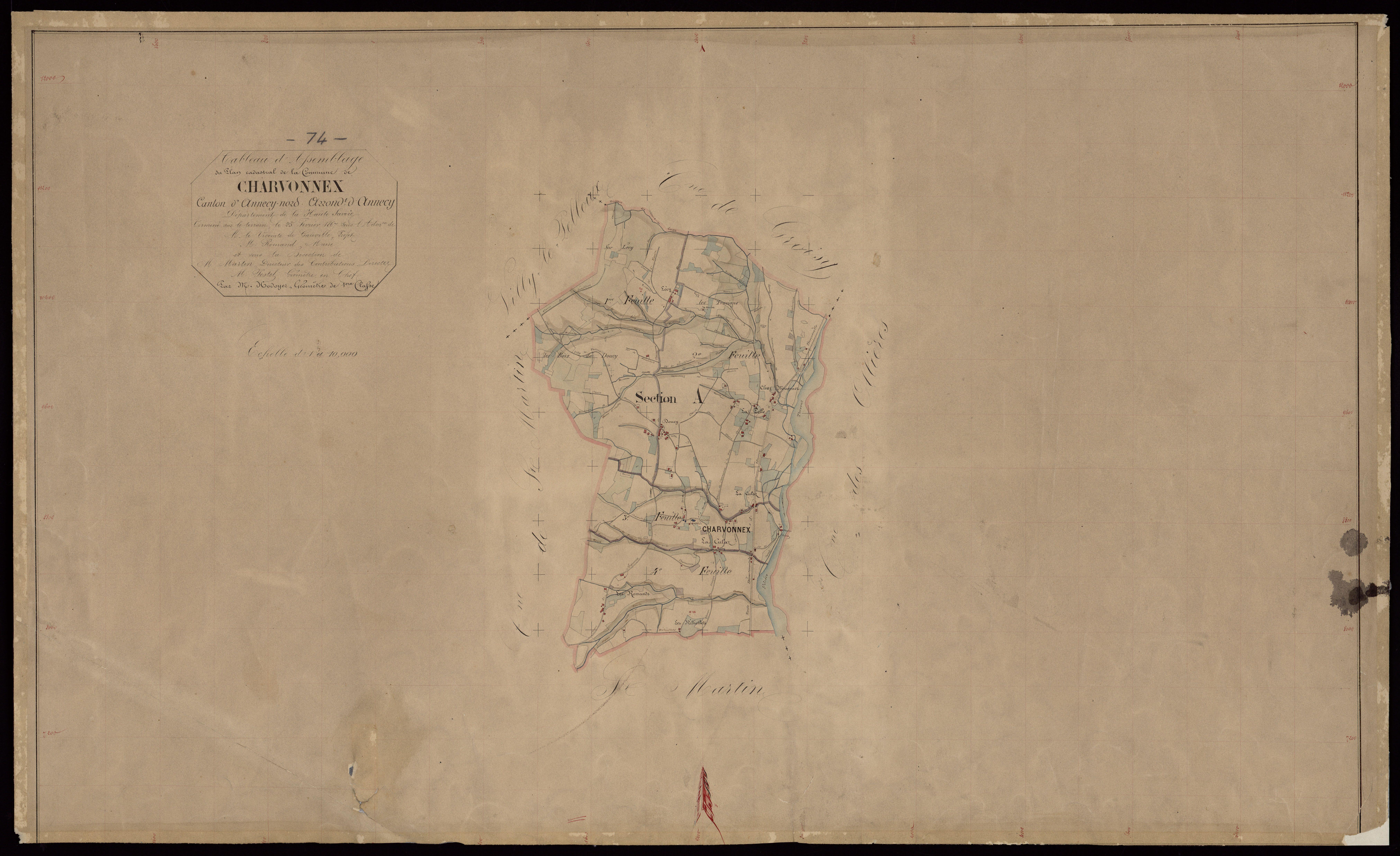 Plan parcellaire - 1866