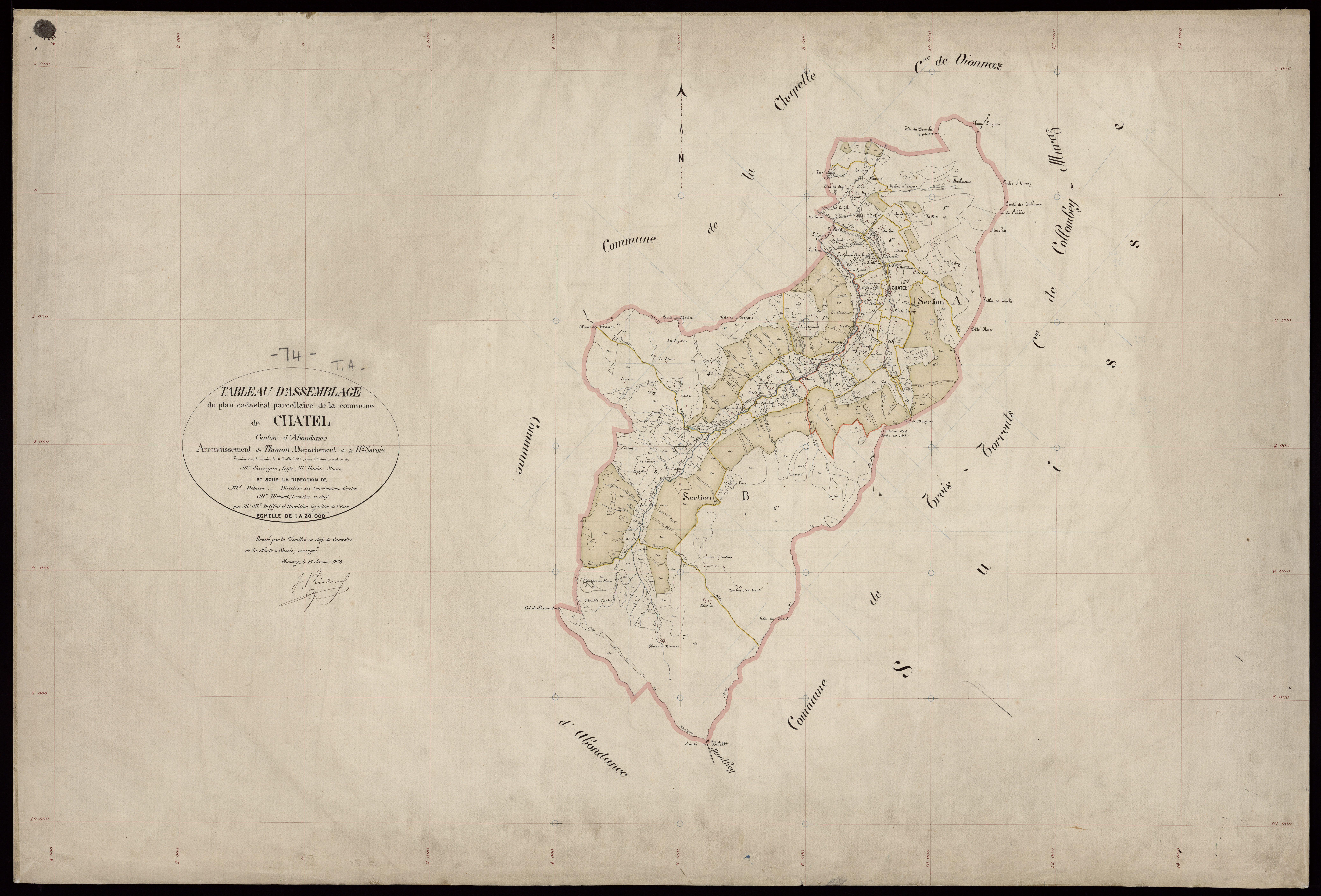 Plan parcellaire - 1914
