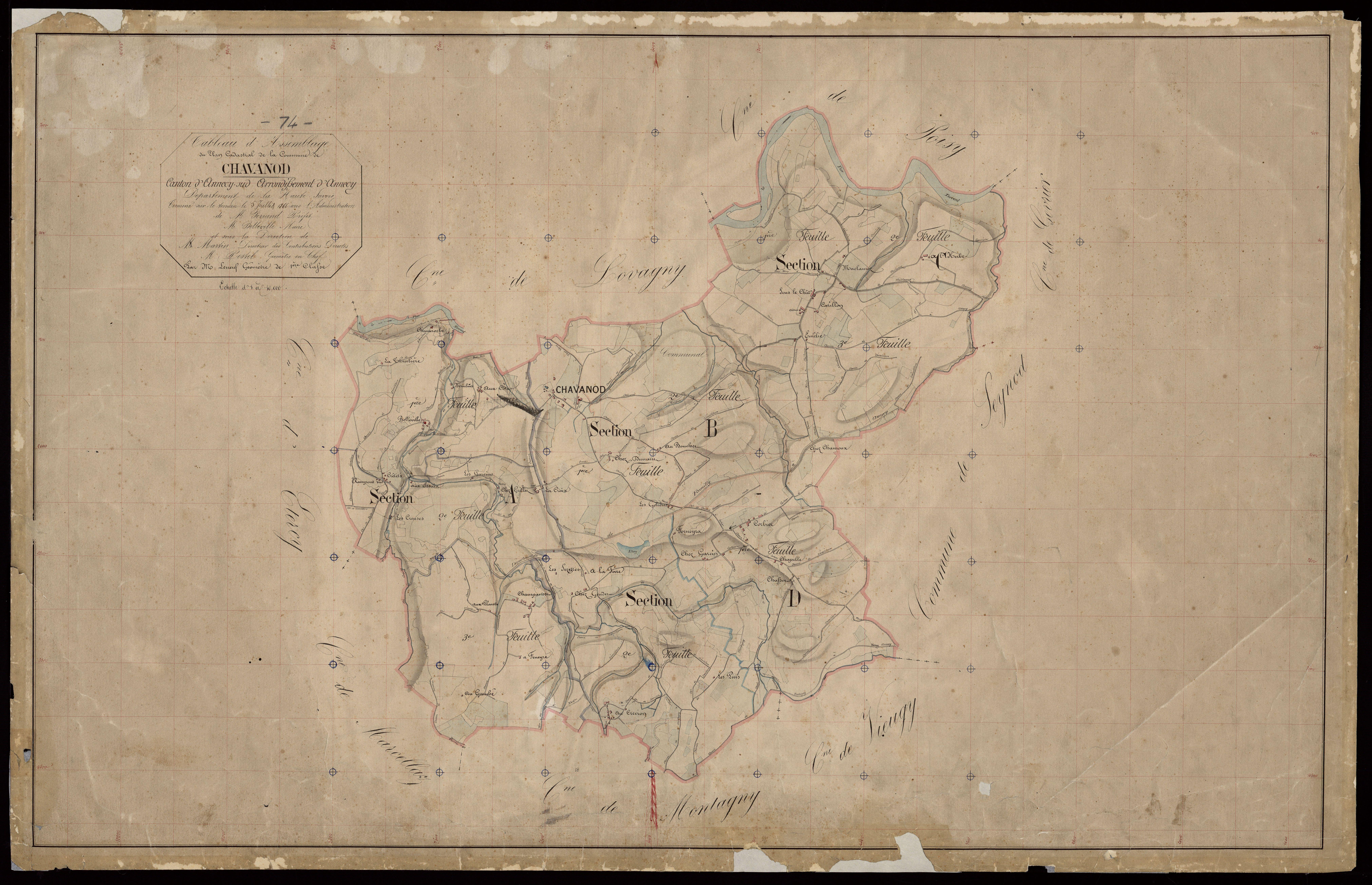 Plan parcellaire - 1865