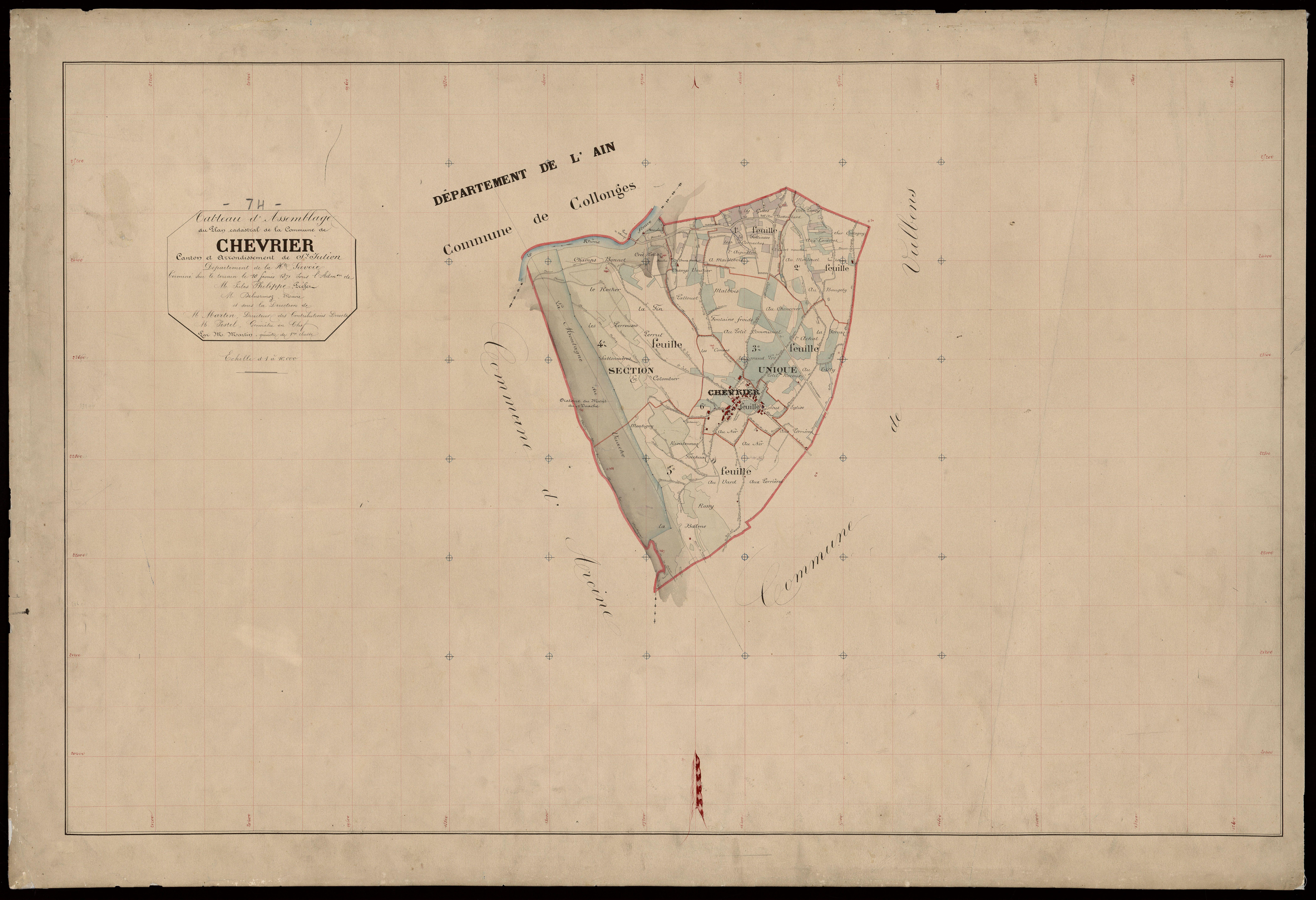 Plan parcellaire - 1872