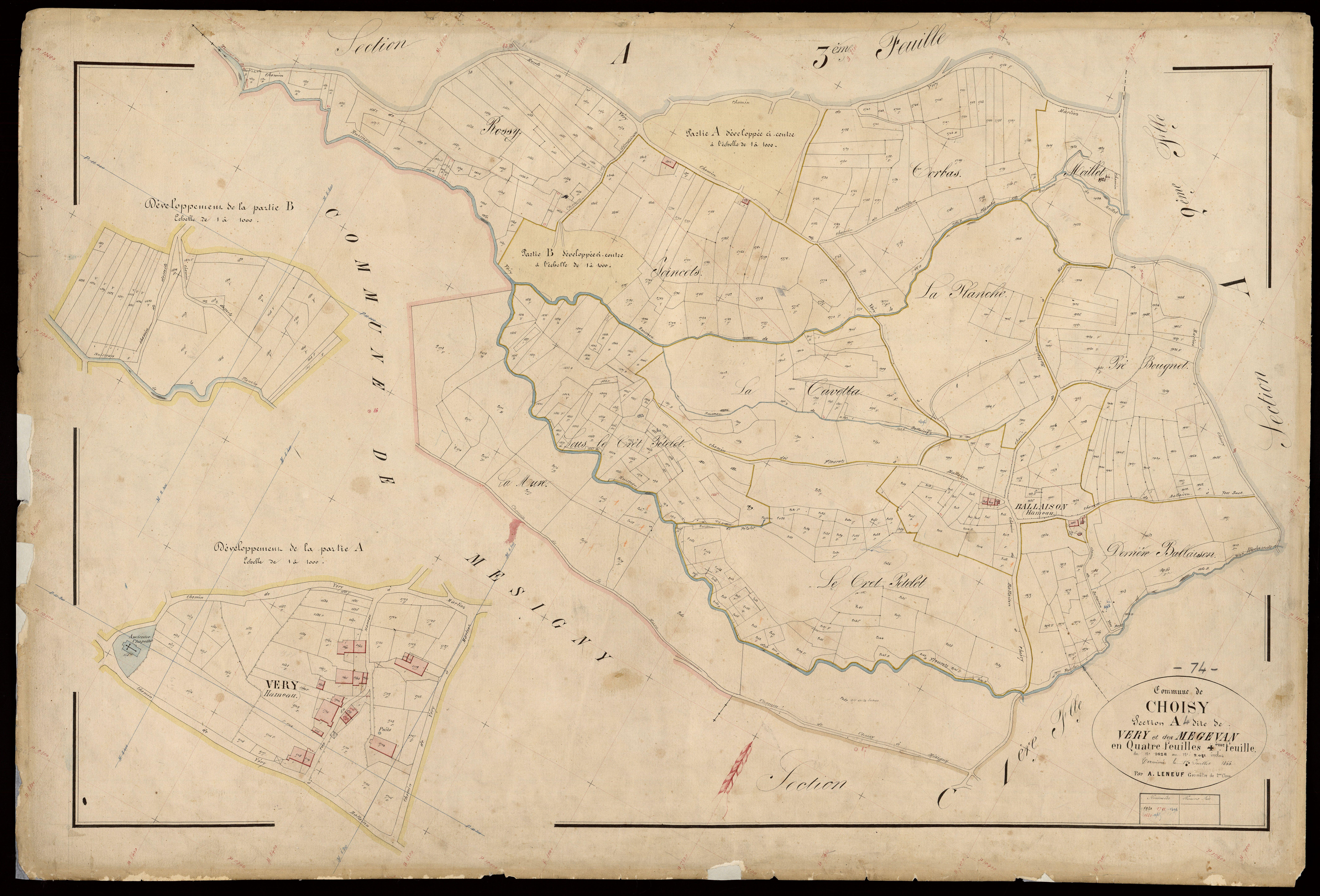 Section B : Artaz - 1866