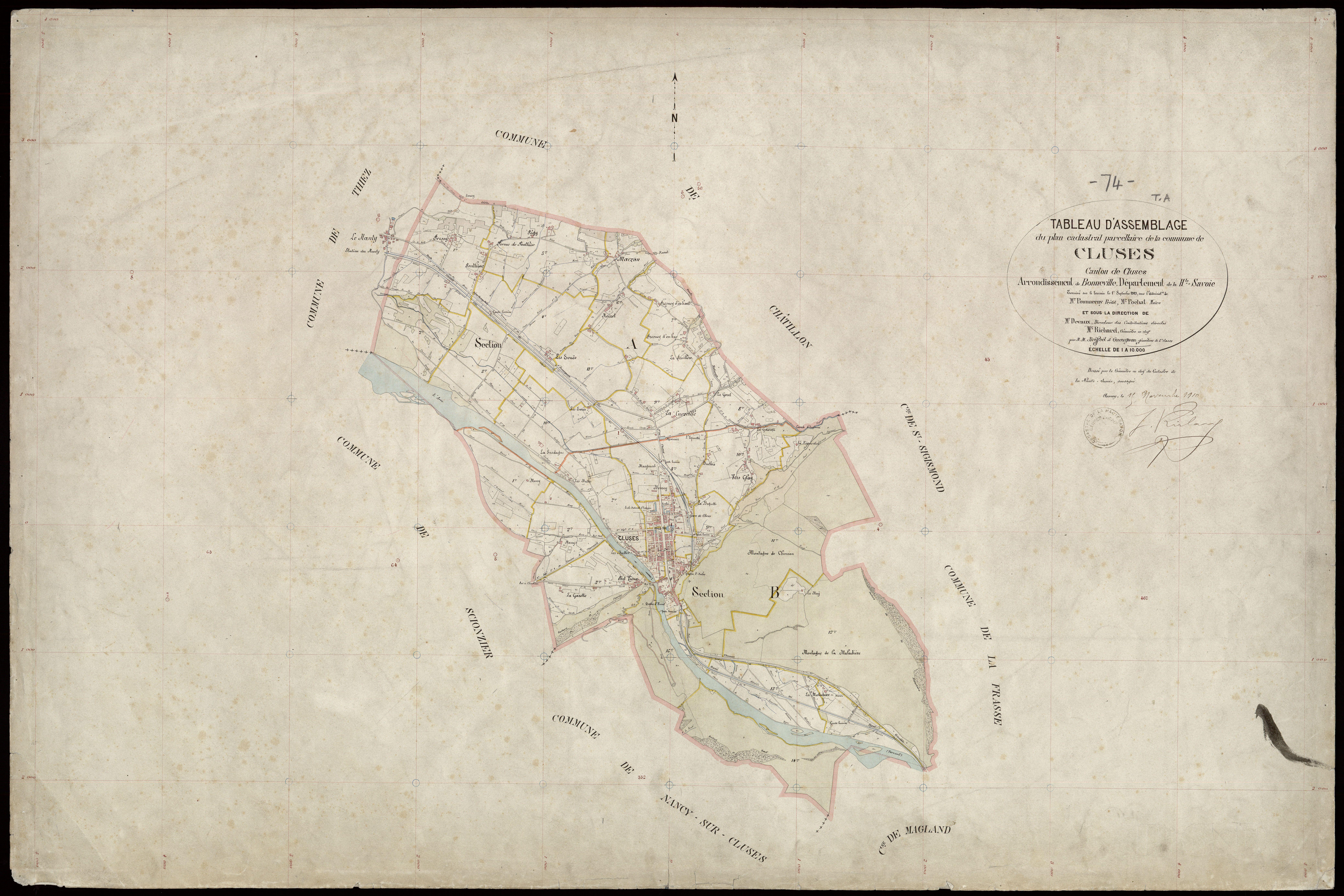 Plan parcellaire - 1909