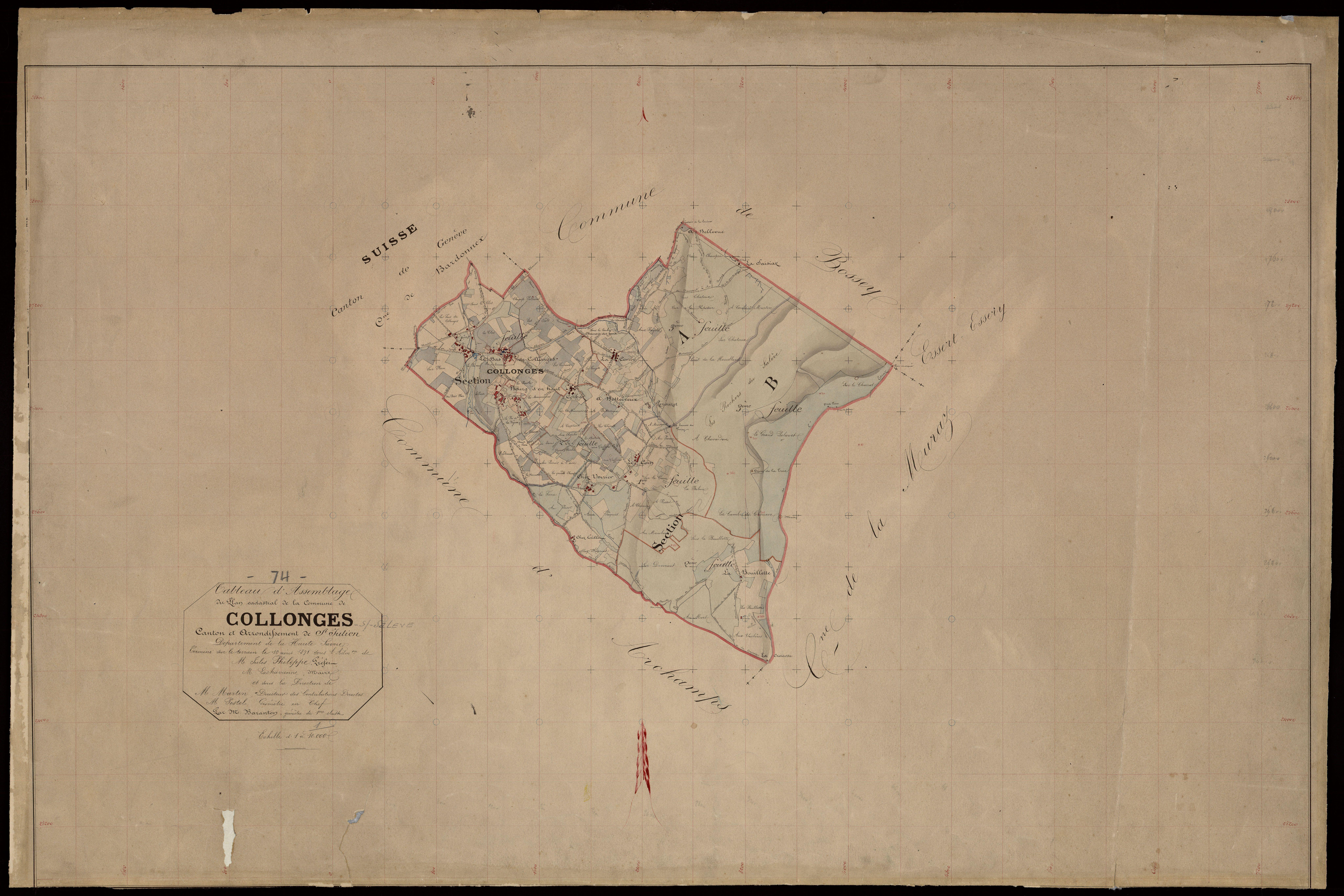 Plan parcellaire - 1871