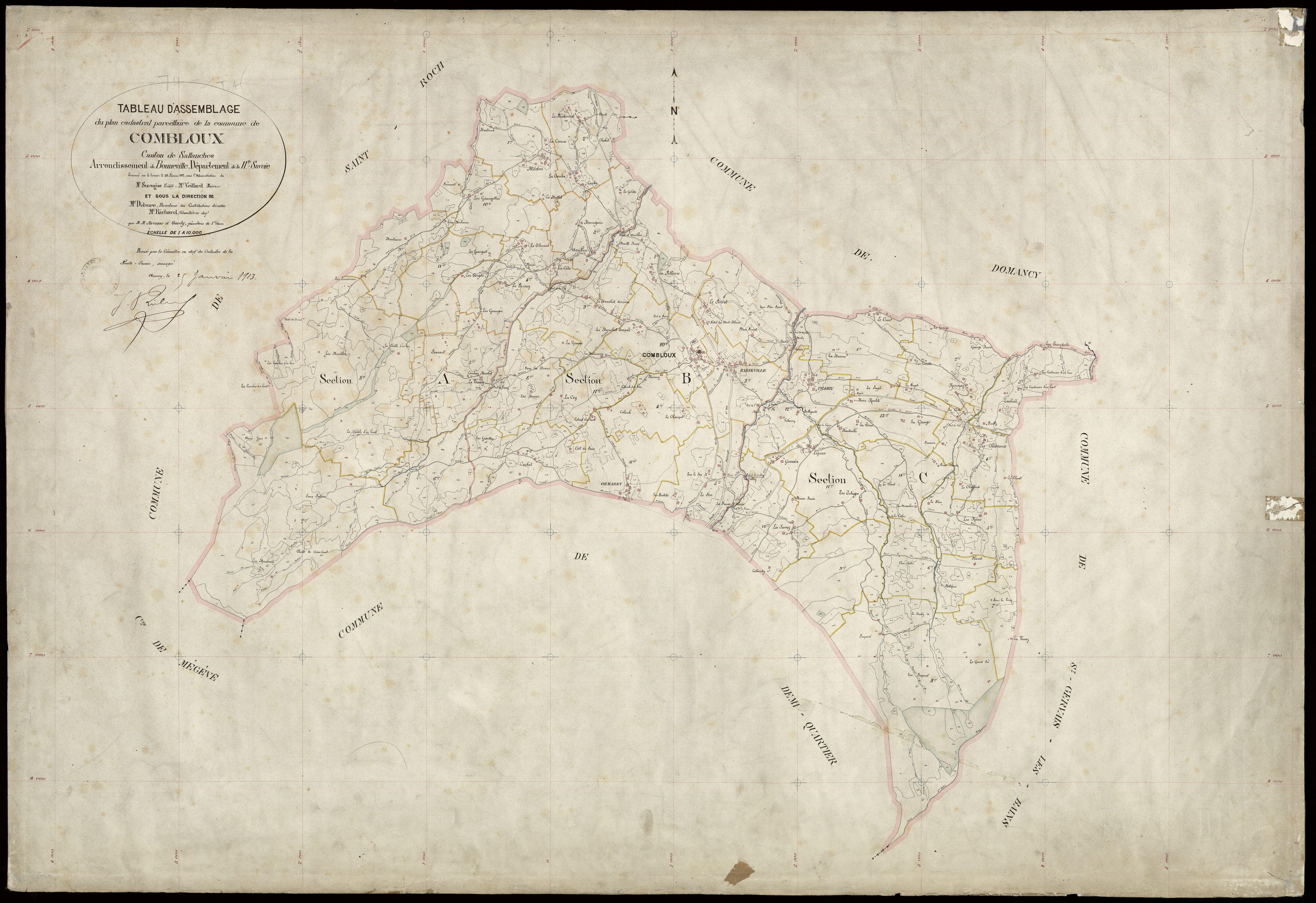 Plan parcellaire - 1912