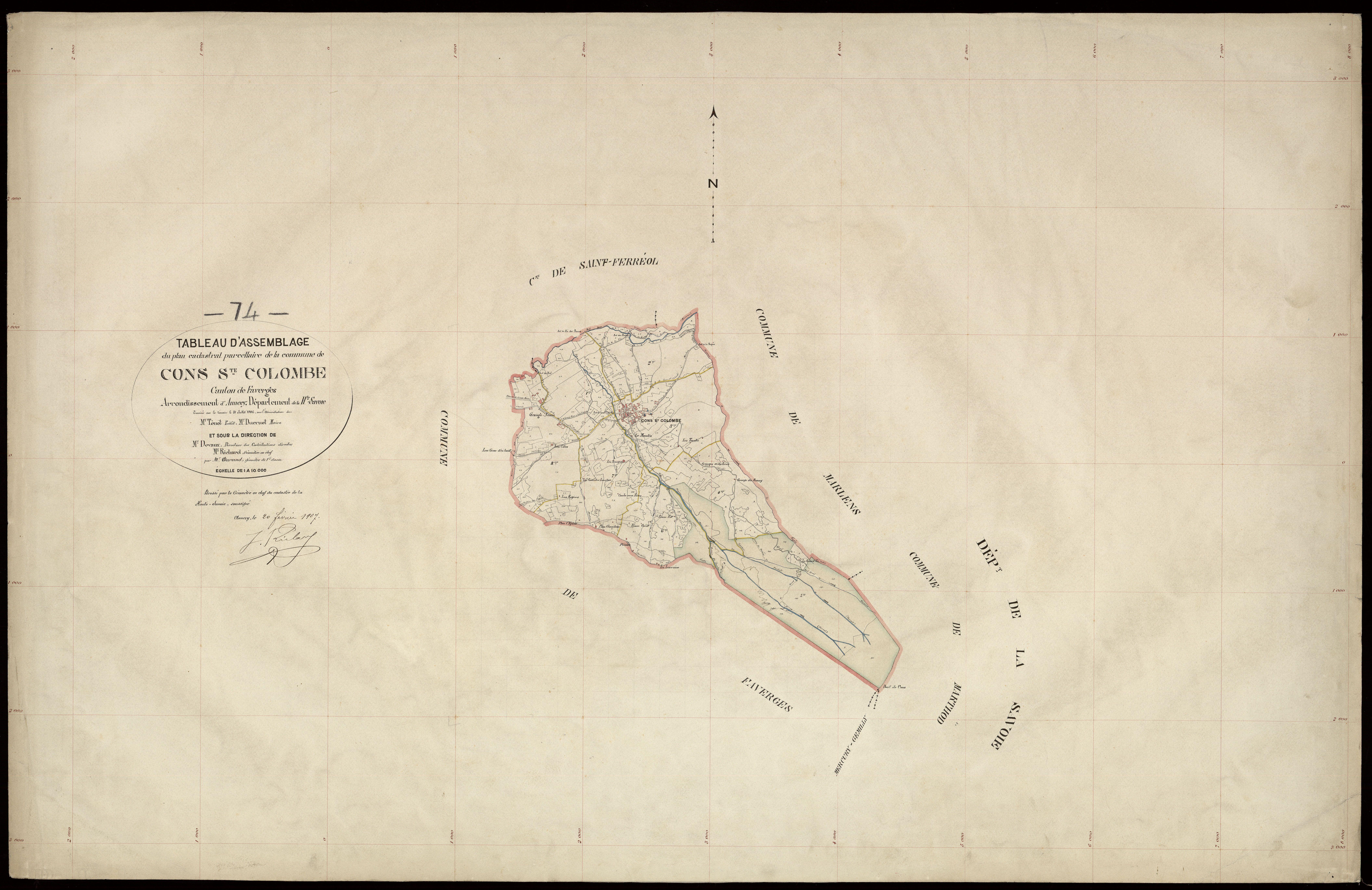Plan parcellaire - 1906