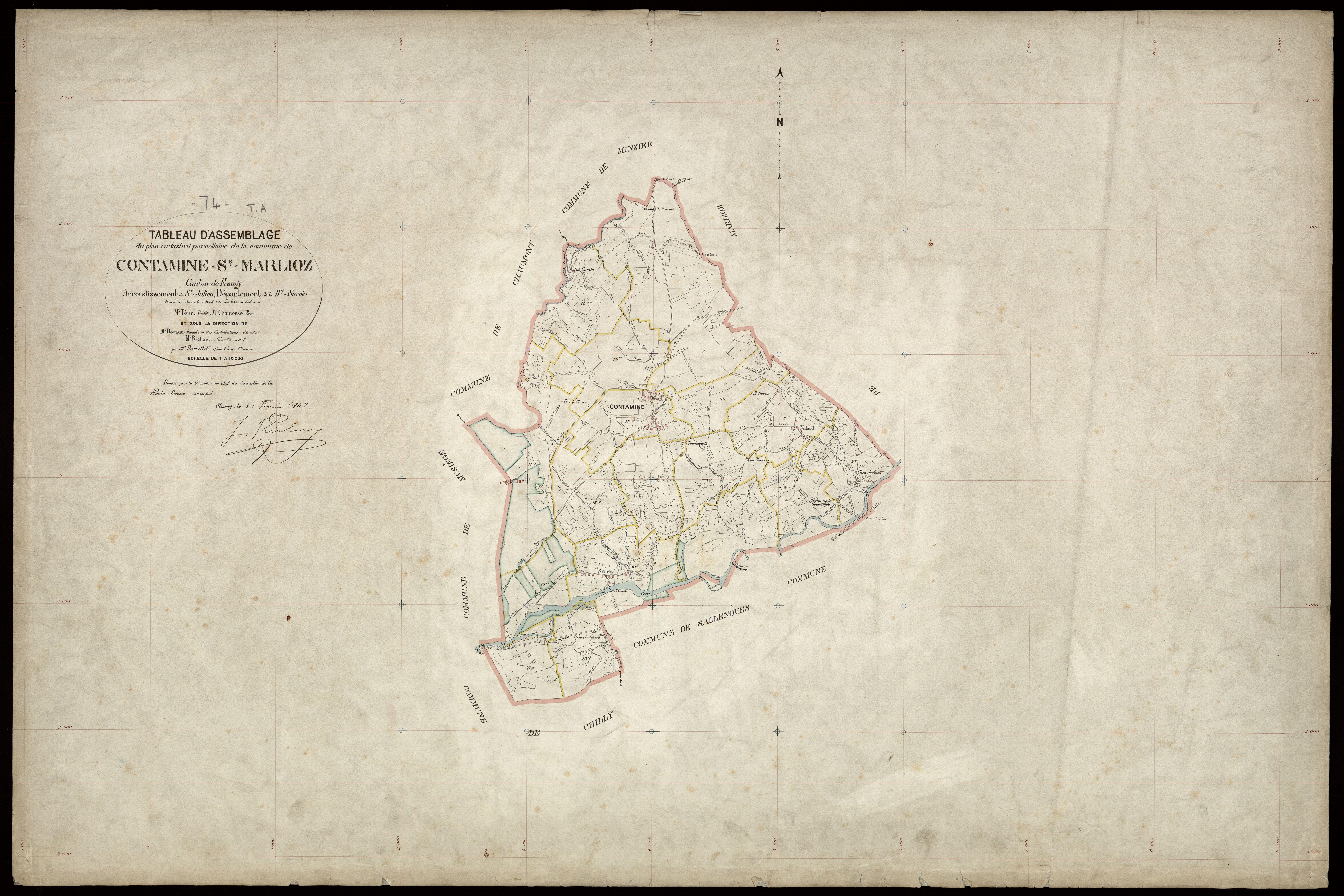 Plan parcellaire - 1907