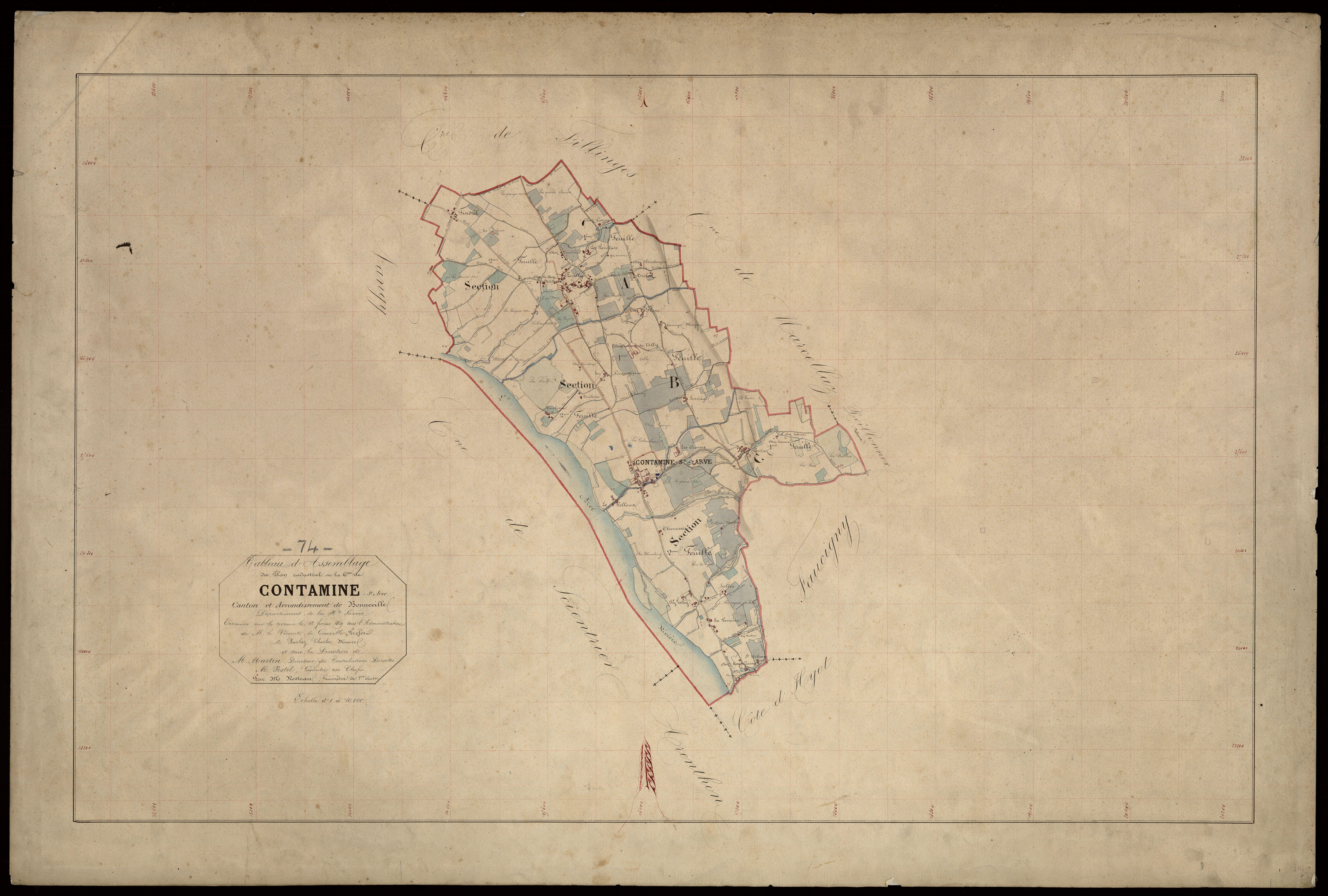 Plan parcellaire - 1869