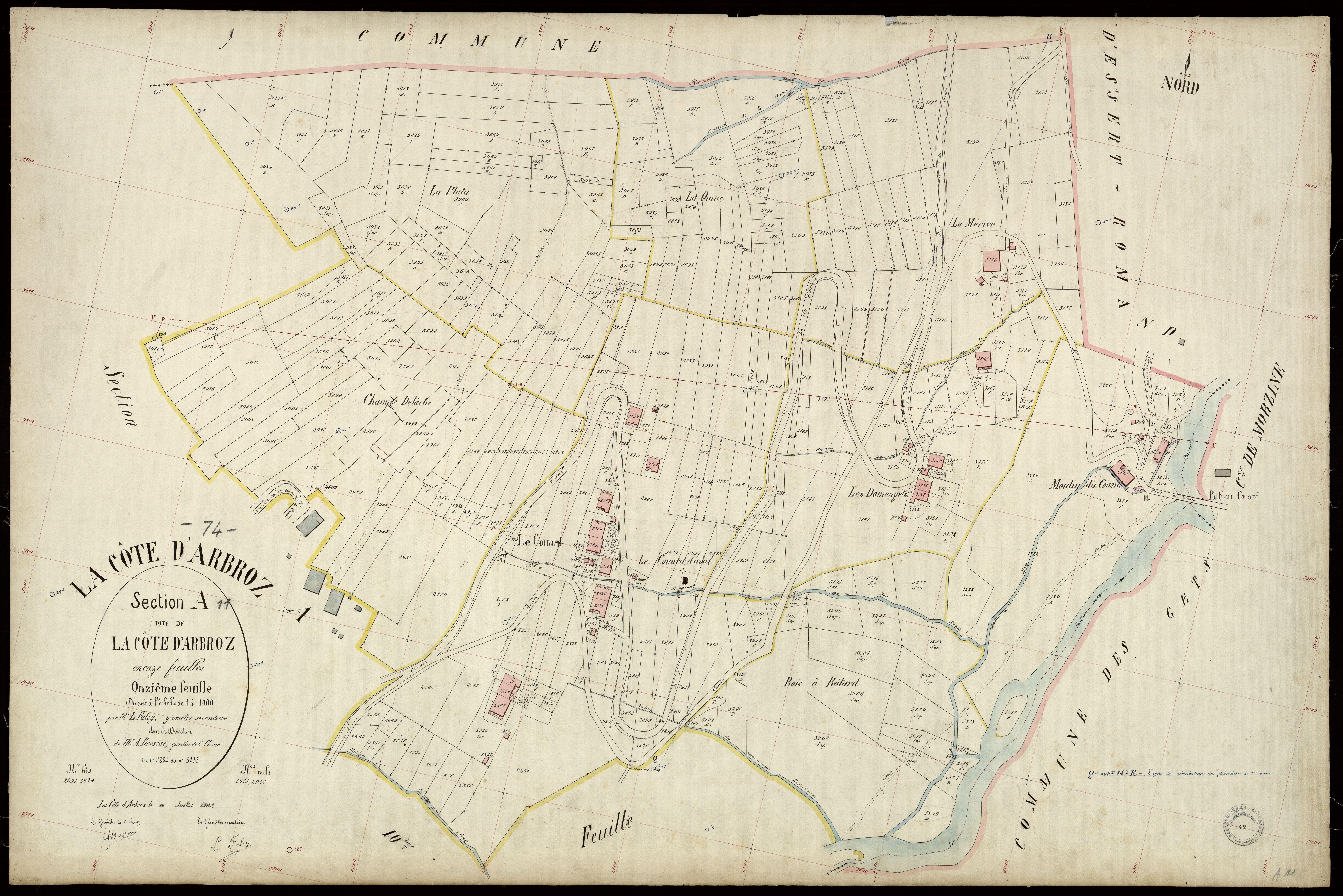 Section B : L'Ancrenaz - 1902