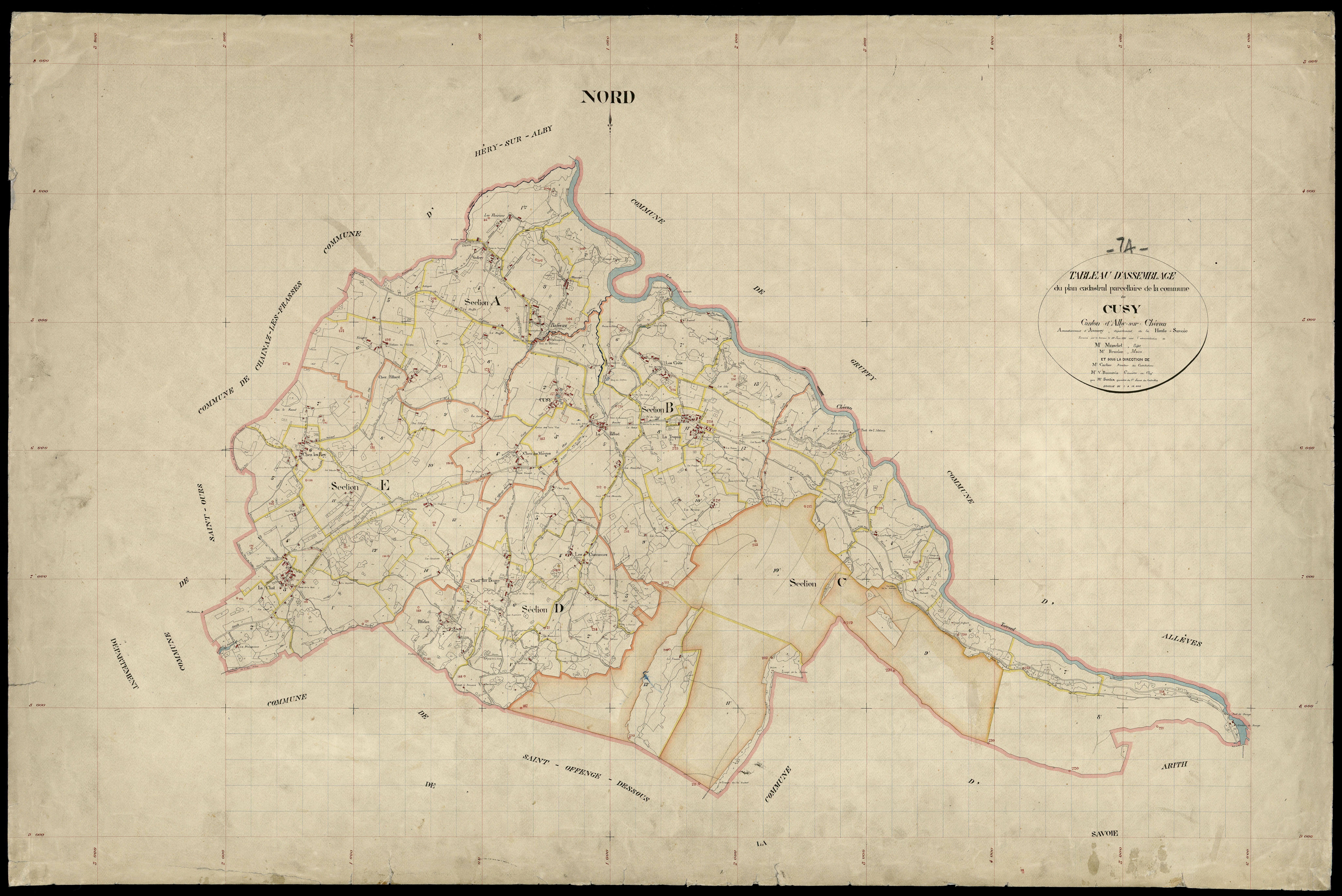 Plan parcellaire - 1890-1892