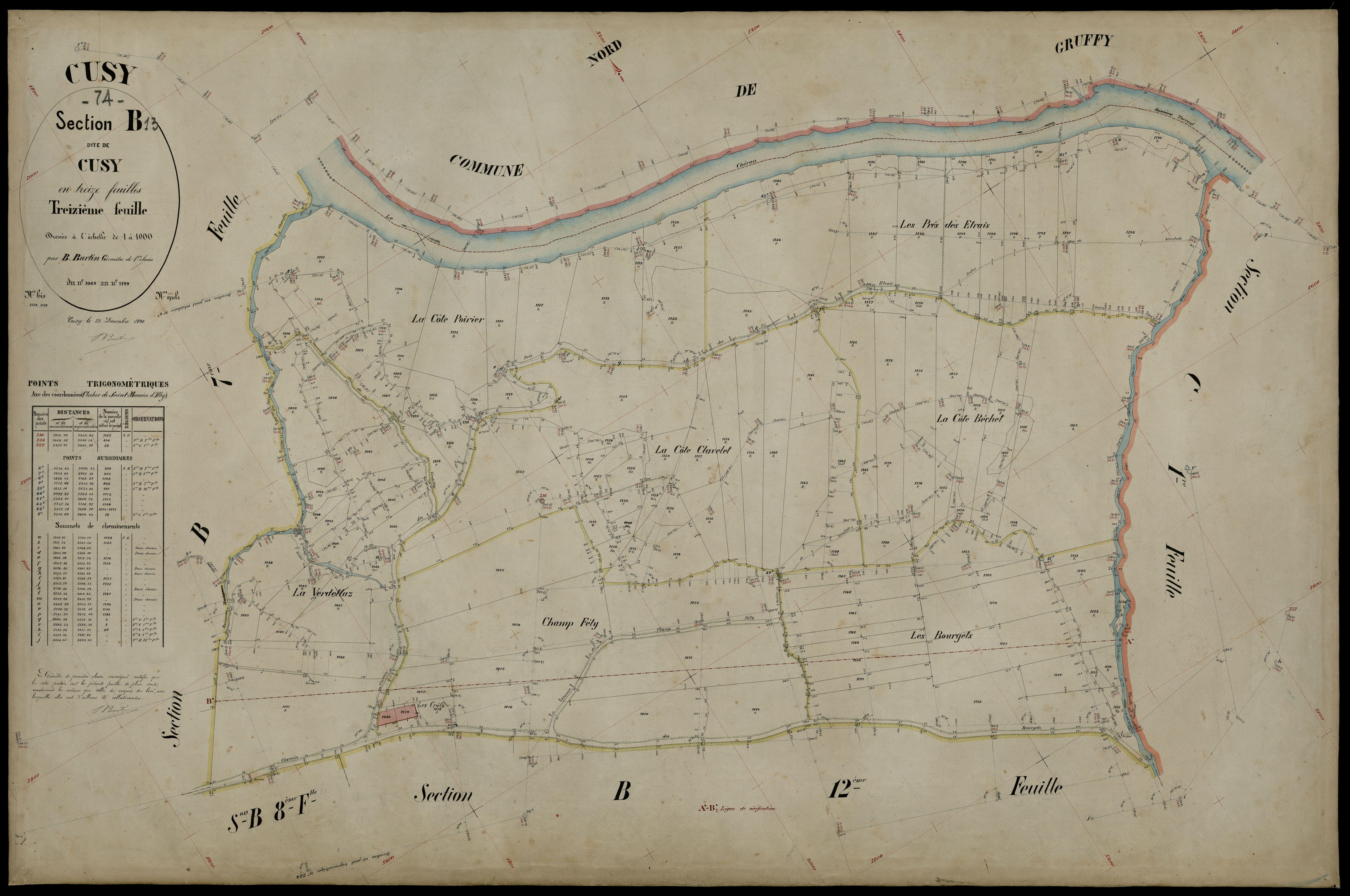 Section C : La Grande Raie - 1891-1892