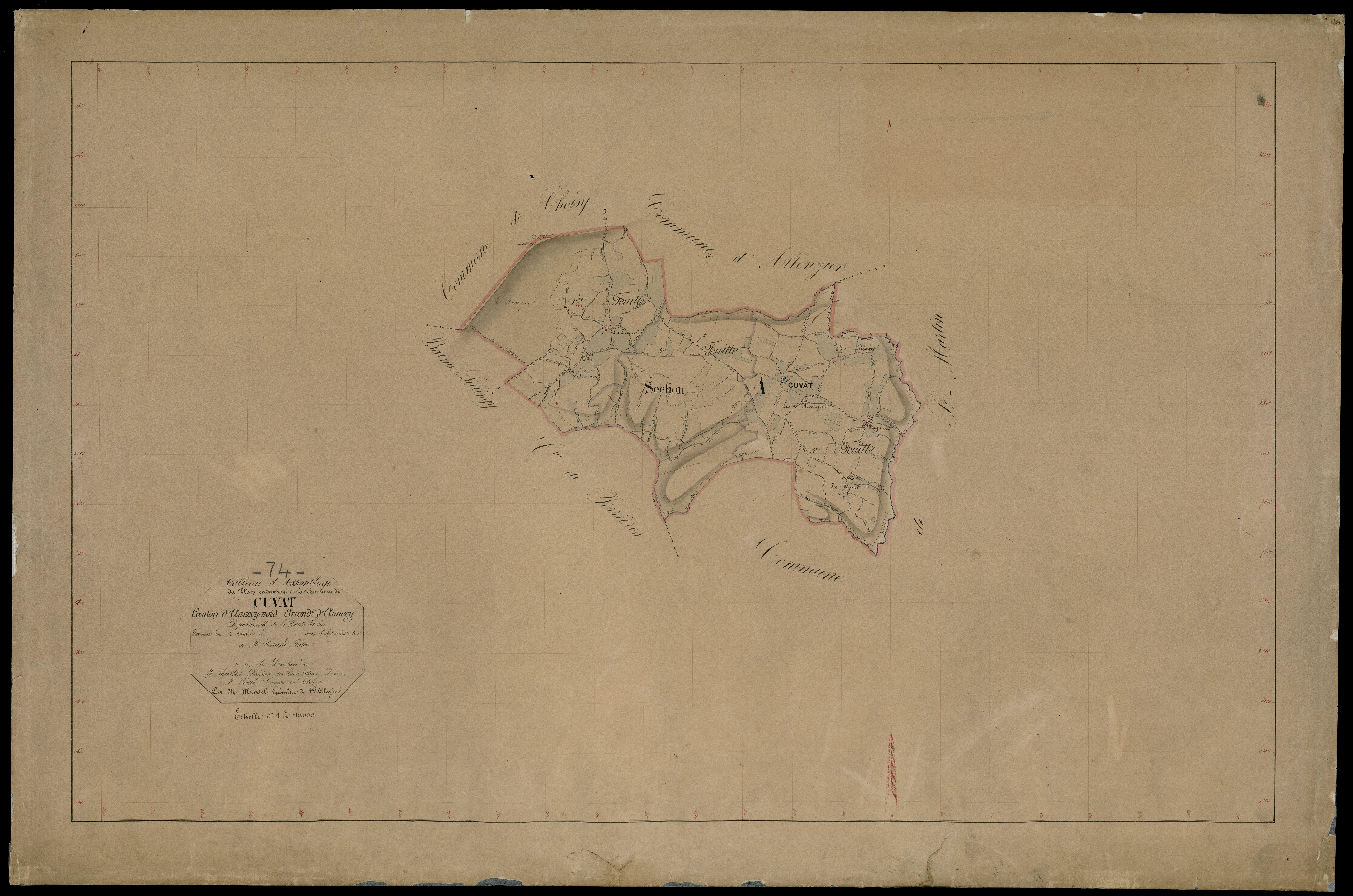 Plan parcellaire - 1865