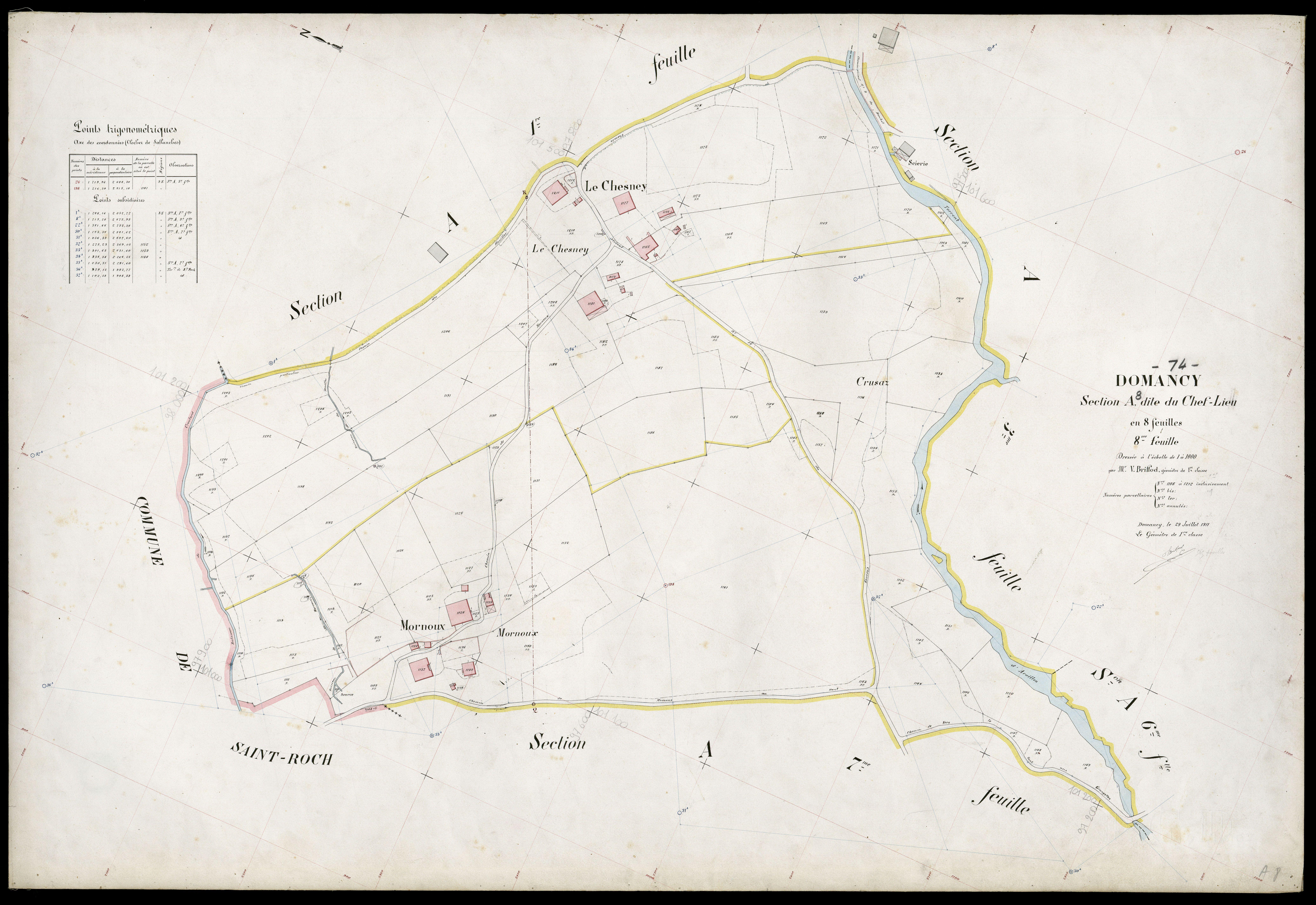 Section B : Vernex - 1911