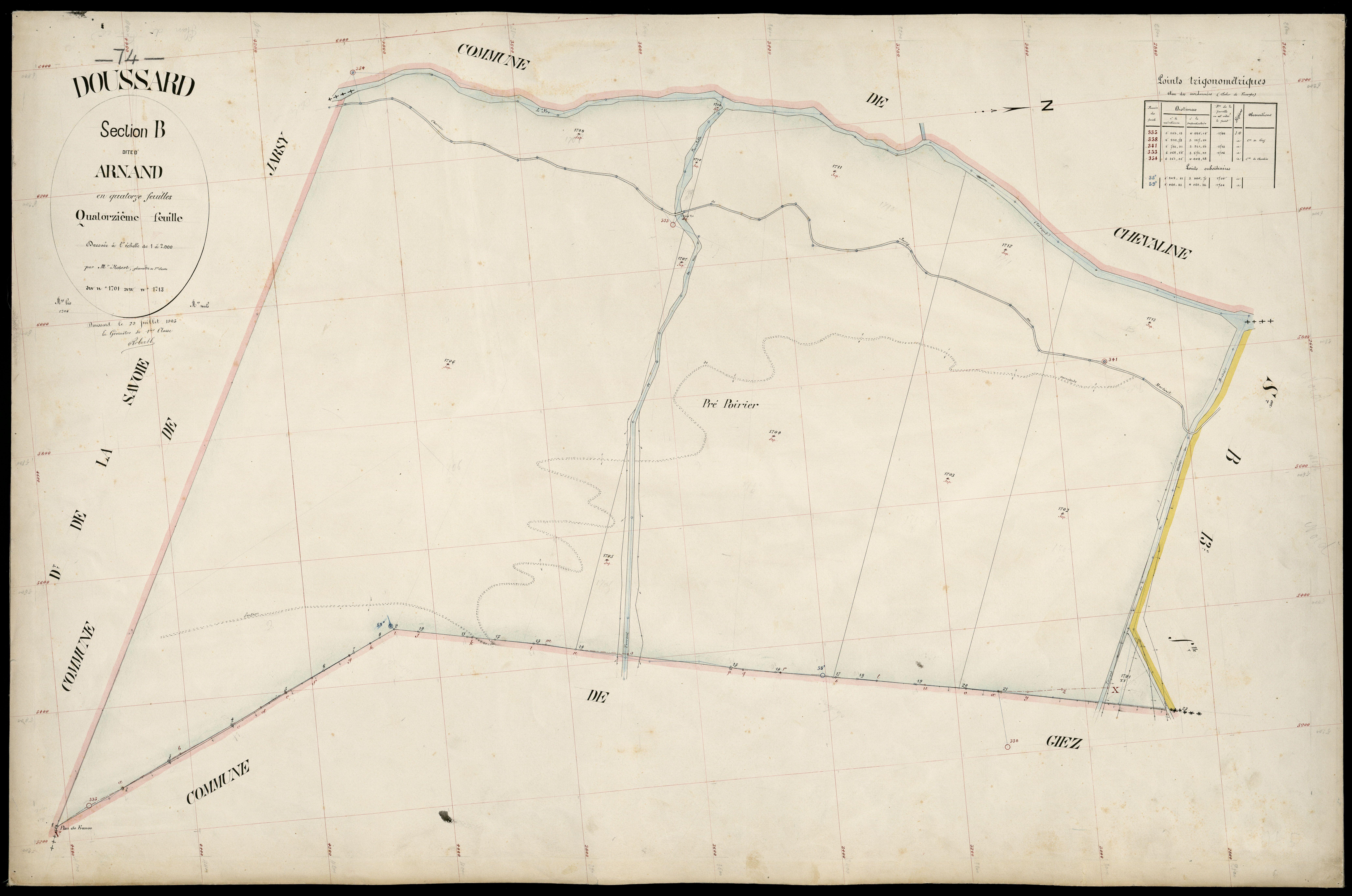 Section C : Doussard - 1905