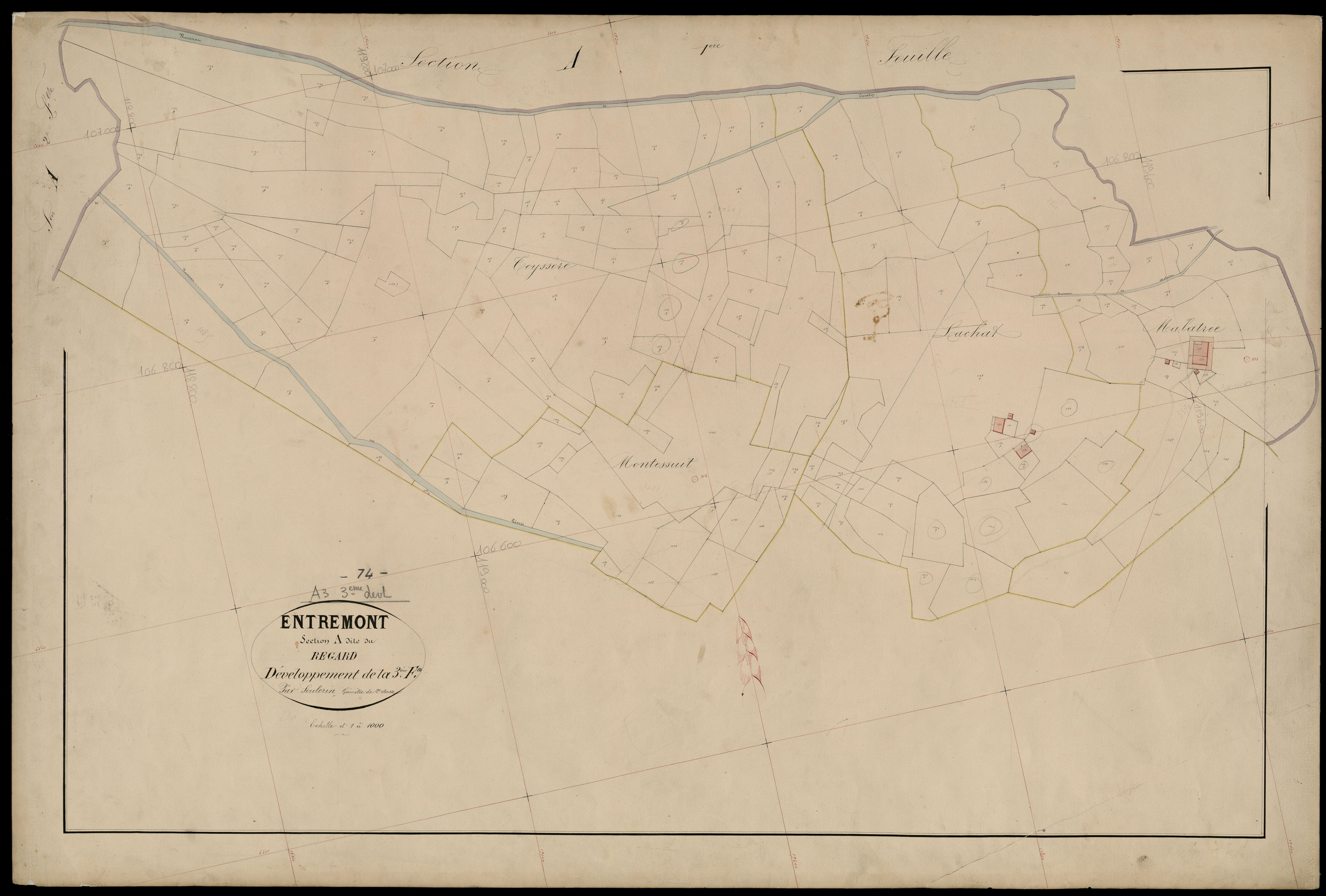 Section B : le Pont - 1868