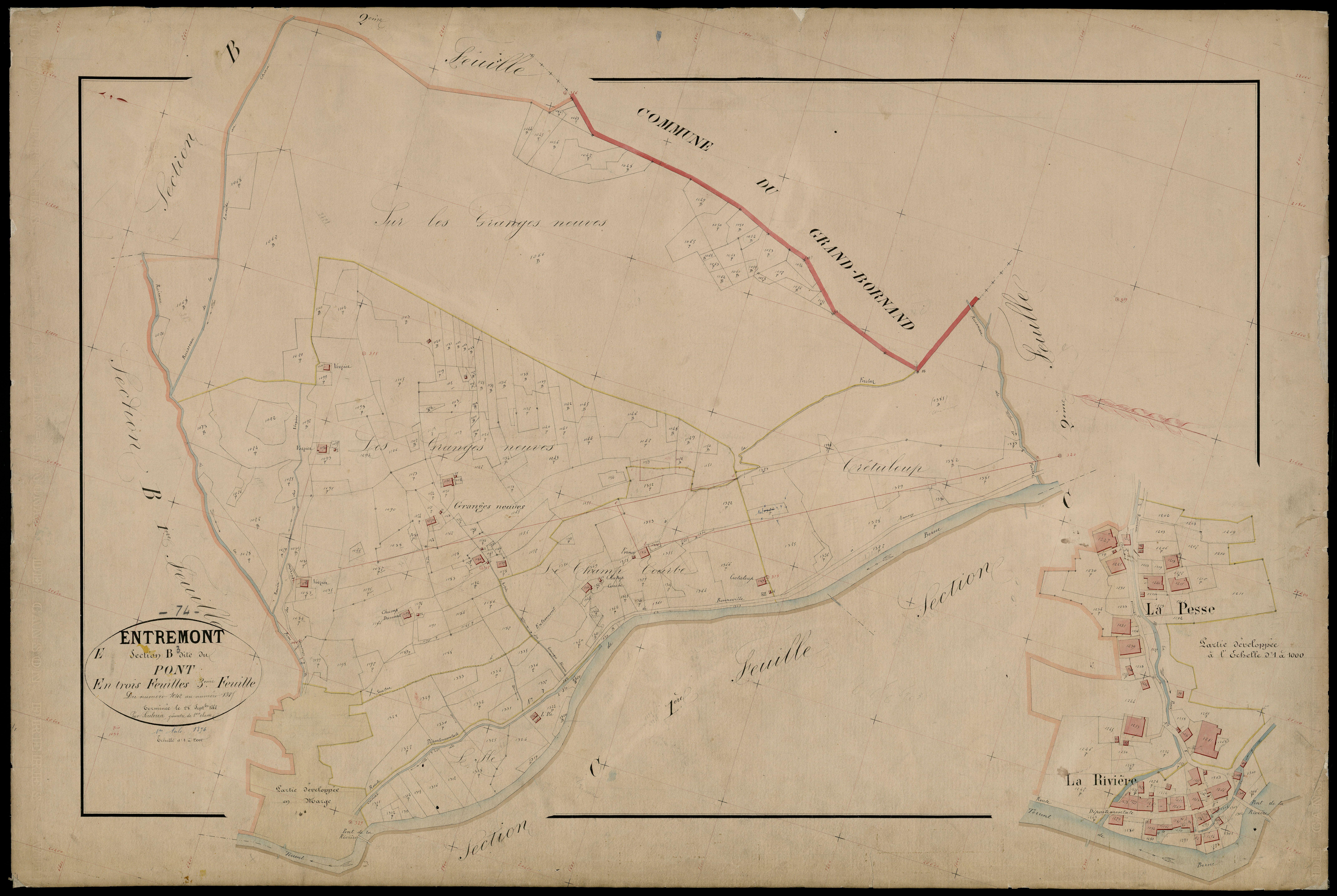 Section C : le Village - 1868-1869